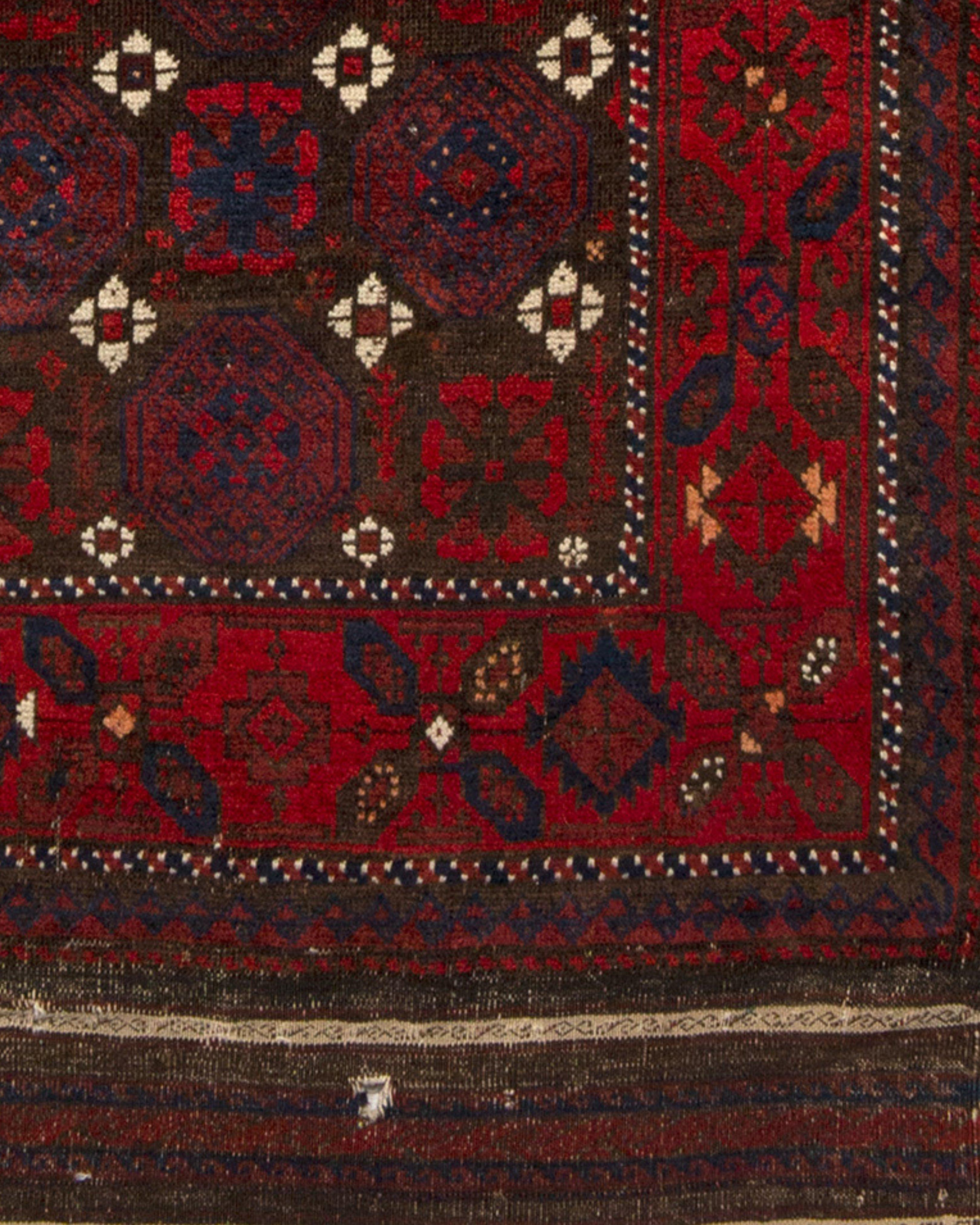 Antique Persian Baluch Rug, 19th Century For Sale 2
