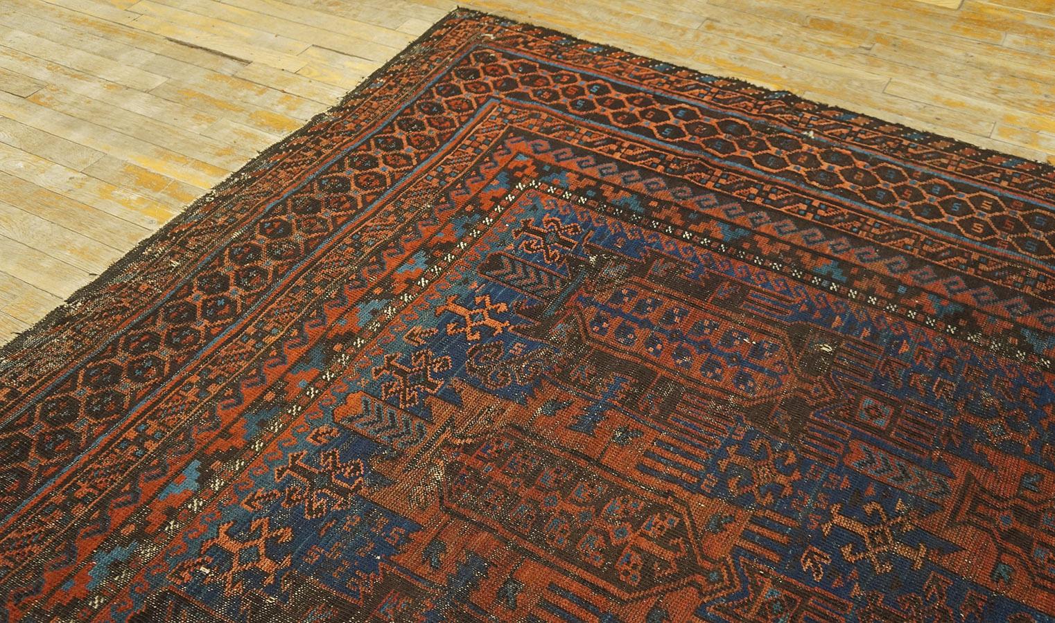 Late 19th Century N.E. Persian Baluch Carpet ( 6'7'' x 9'5'' - 202 x 287 ) For Sale 6