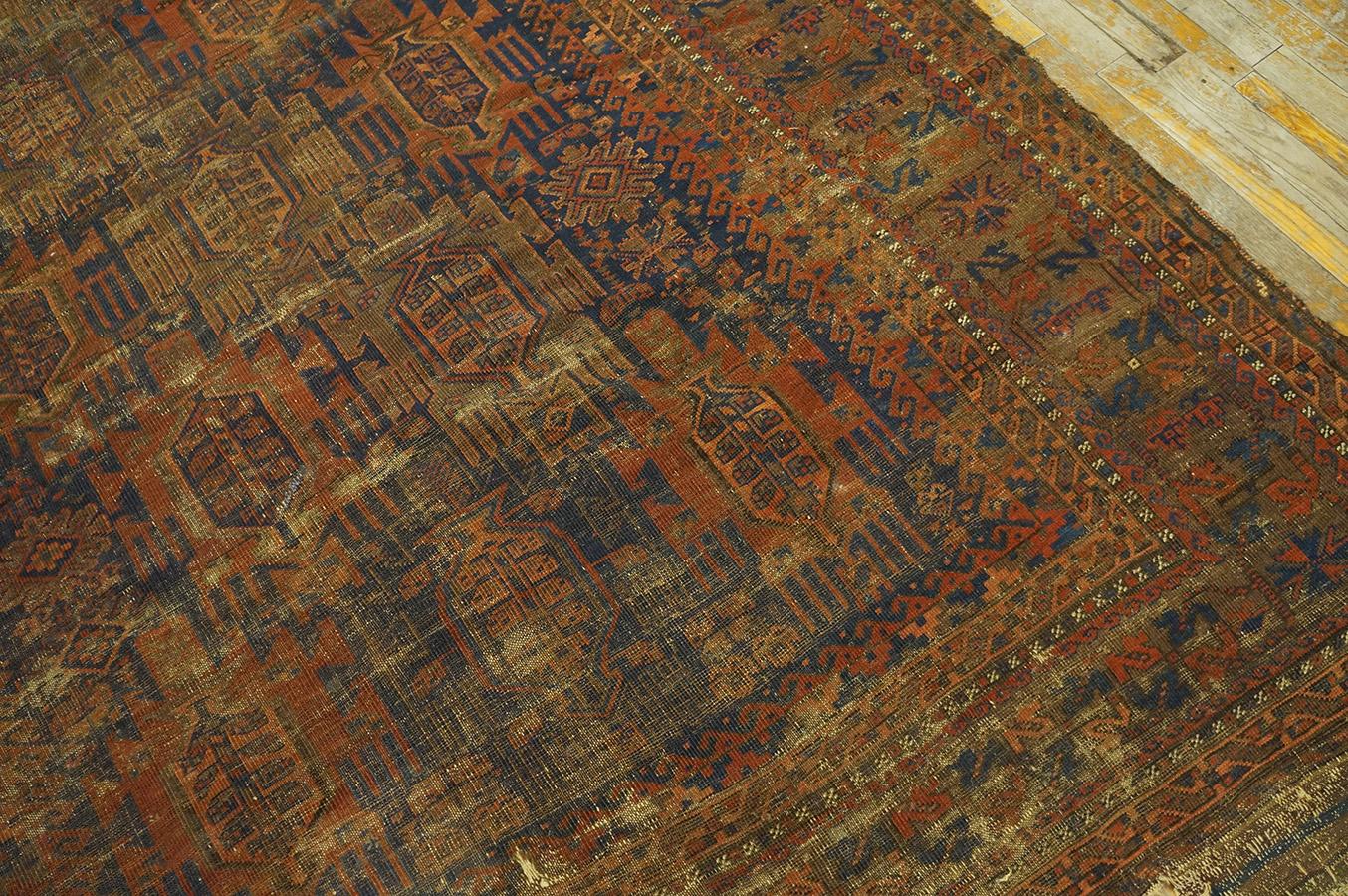 Late 19th Century Persian Baluch Carpet ( 6' x 8'4