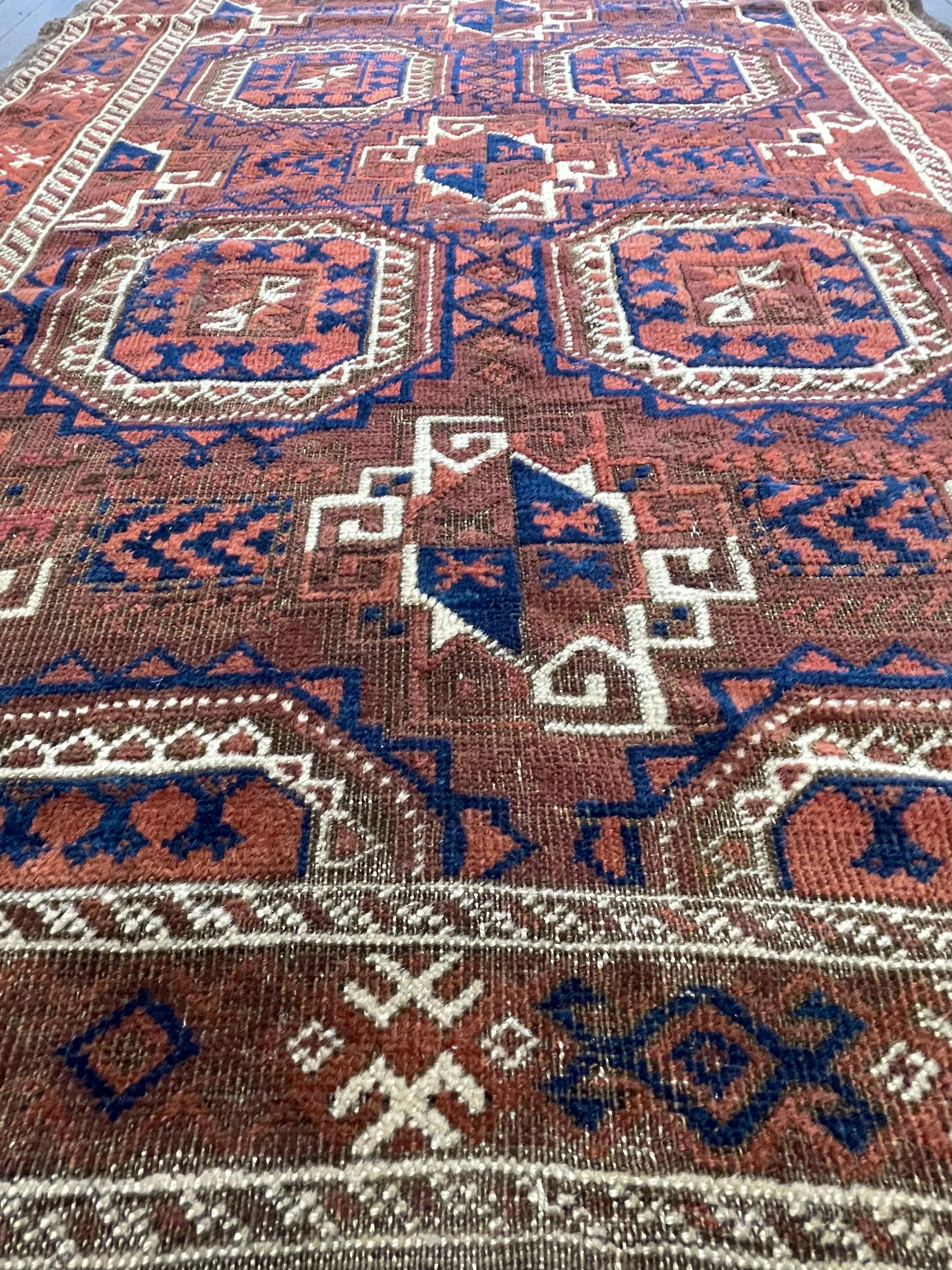 Early 20th Century Antique Persian Baluch Rug, circa 1900 For Sale