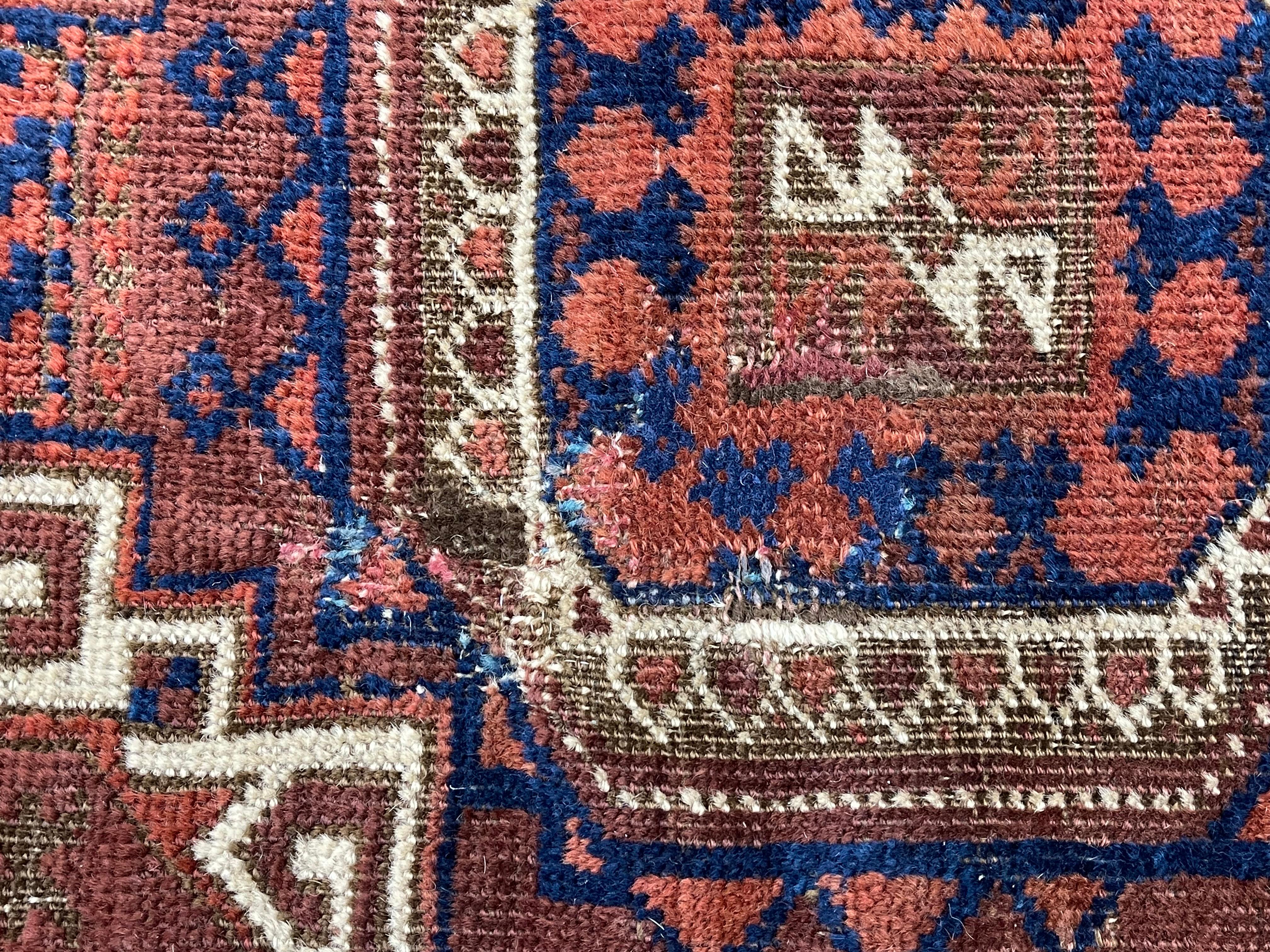 Antique Persian Baluch Rug, circa 1900 For Sale 2