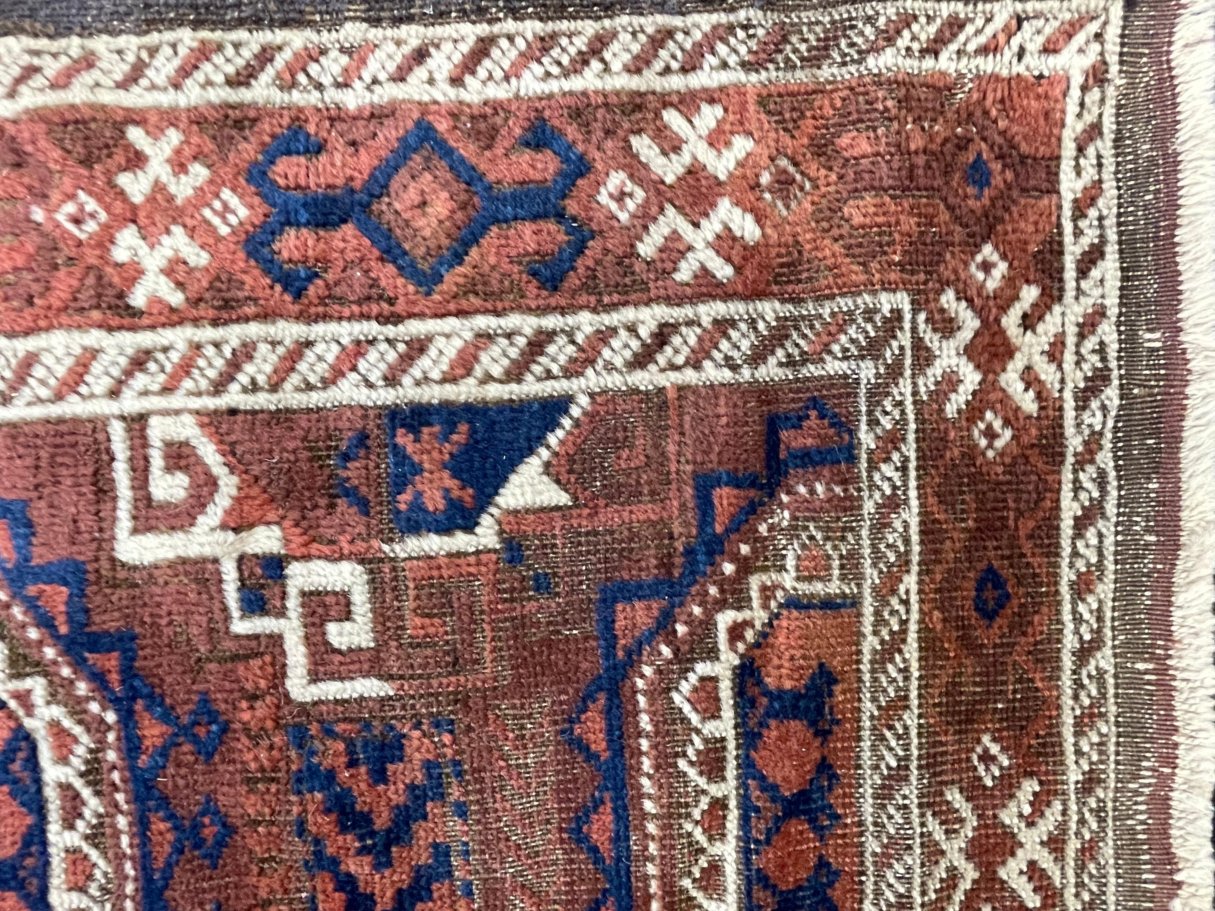 Antique Persian Baluch Rug, circa 1900 For Sale 3