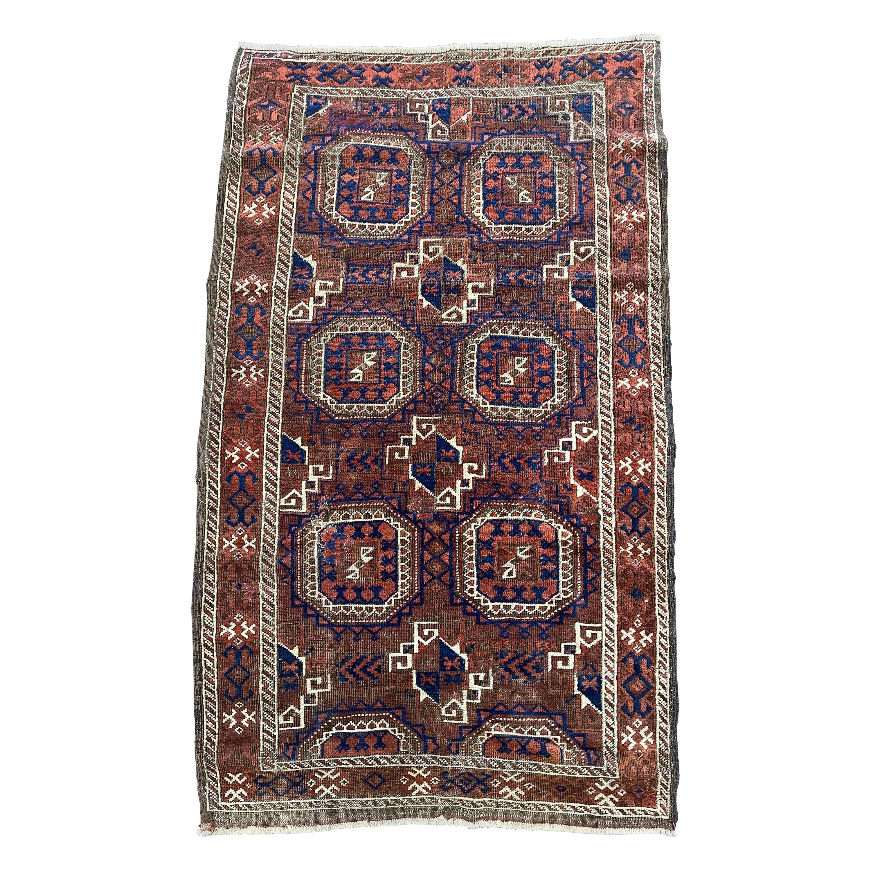 Antiker persischer Baluchteppich, um 1900