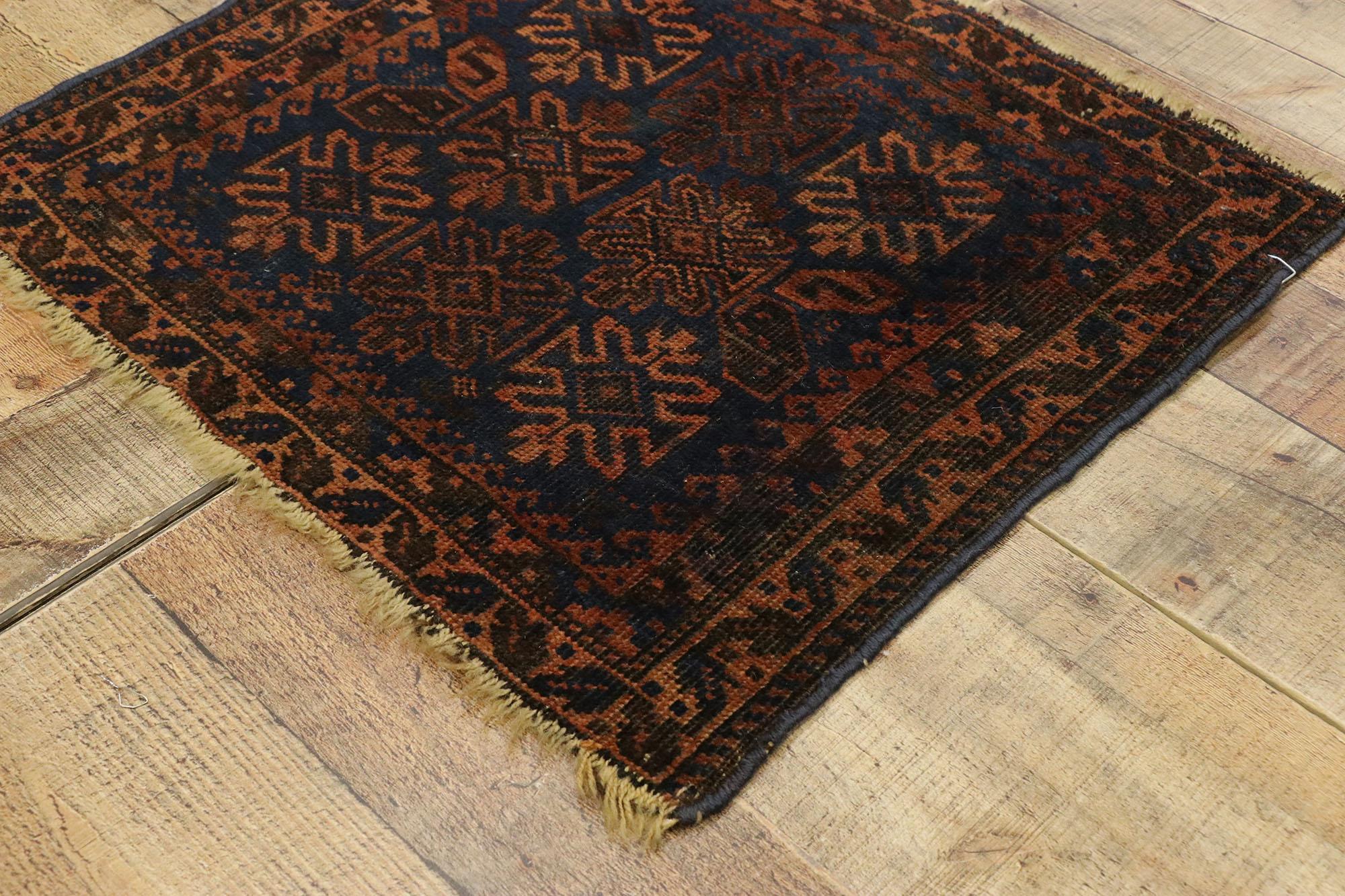 20th Century Antique Persian Baluch Rug For Sale
