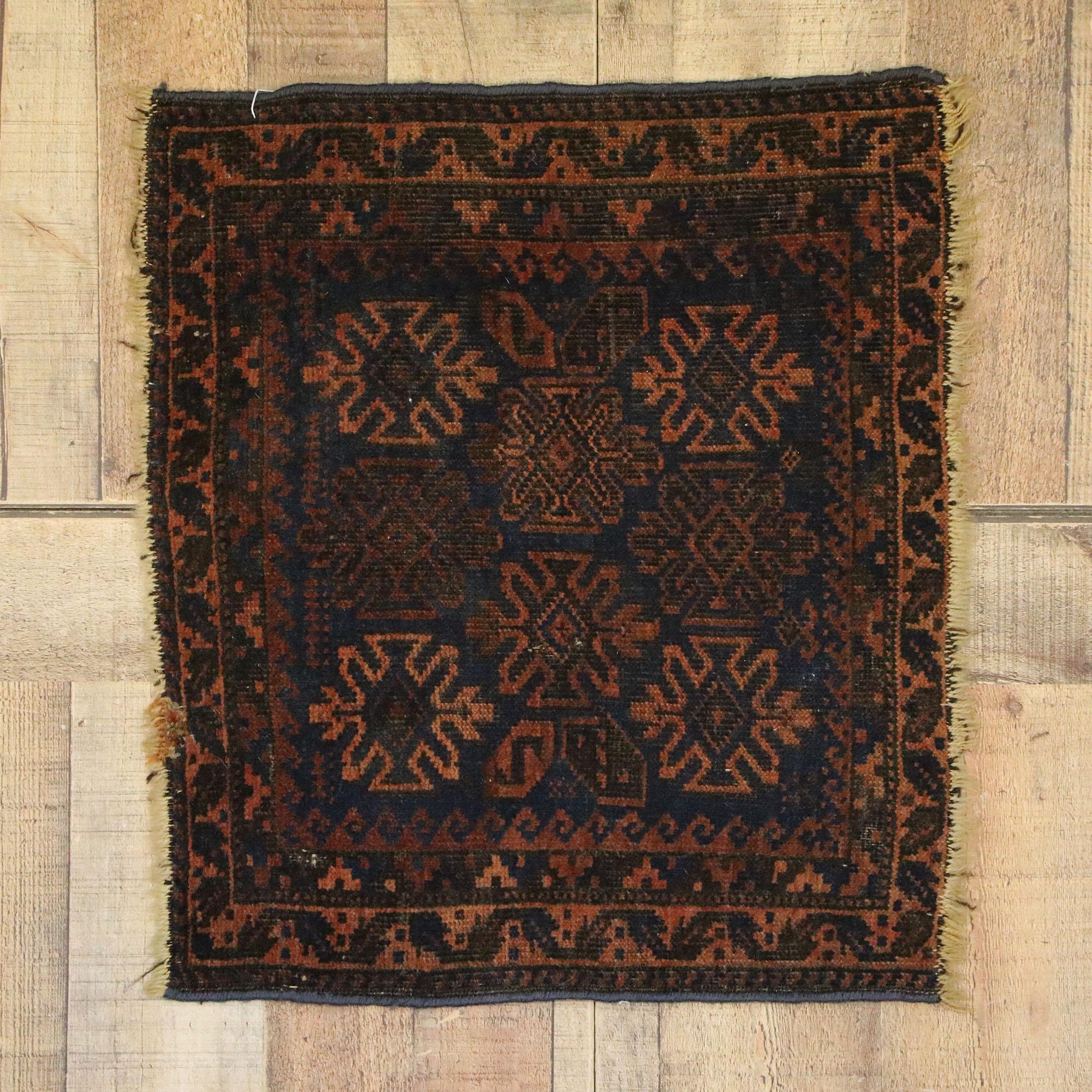 1910’s Persian Baluch Rug with Modern Style For Sale 1
