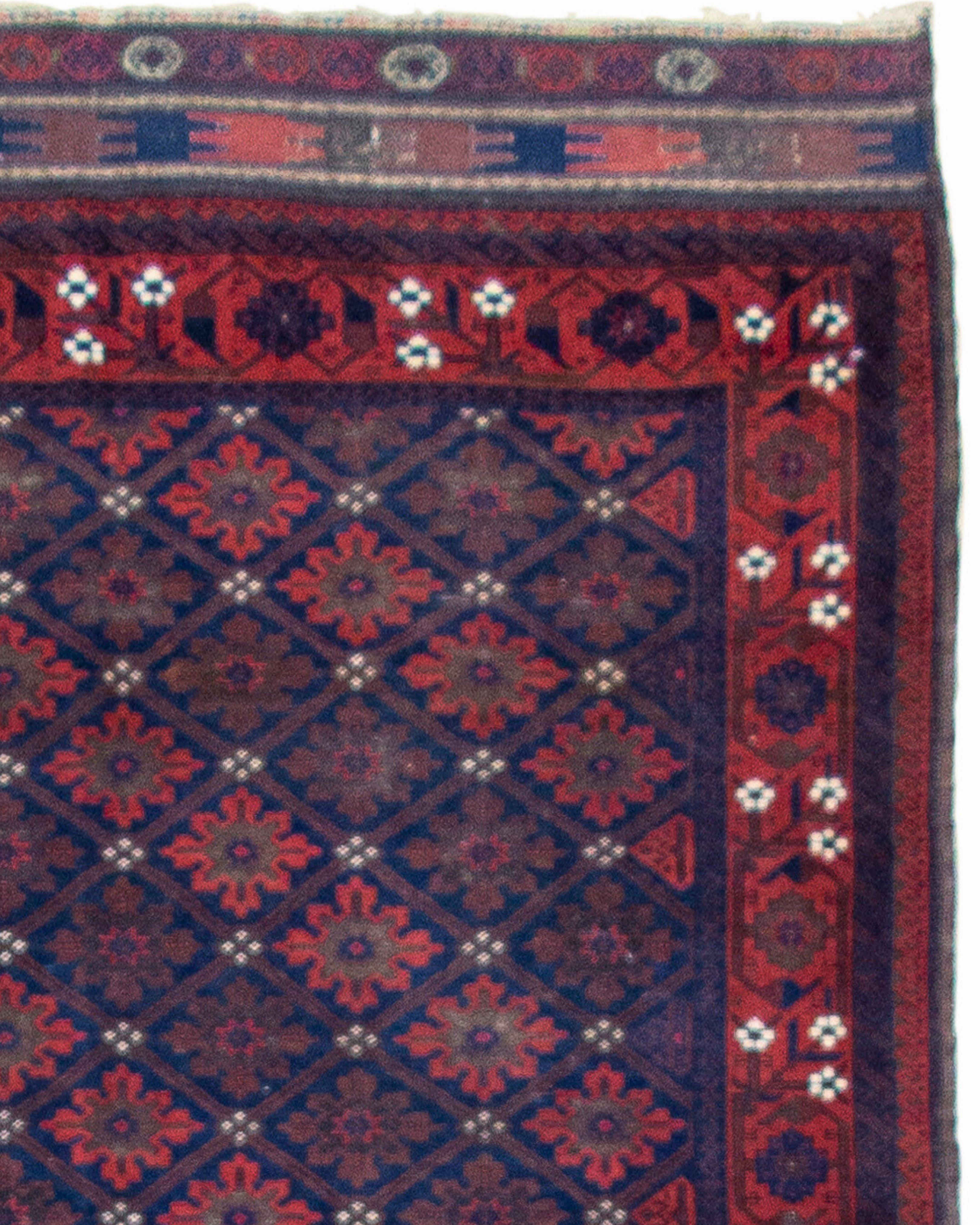 Persiano Antico tappeto persiano Baluch, fine XIX secolo in vendita
