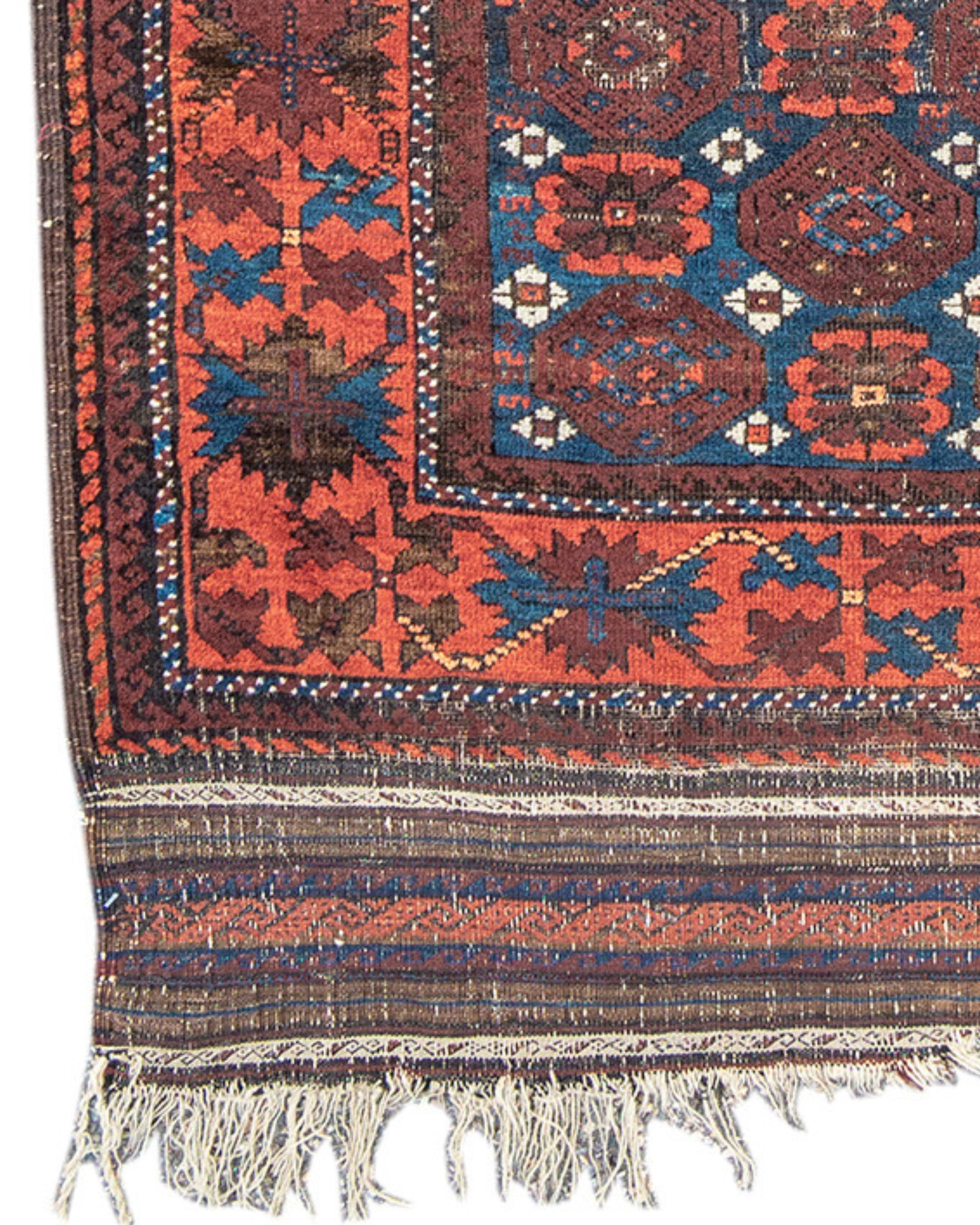 Antiker persischer Baluch-Teppich, spätes 19. Jahrhundert (Handgeknüpft) im Angebot