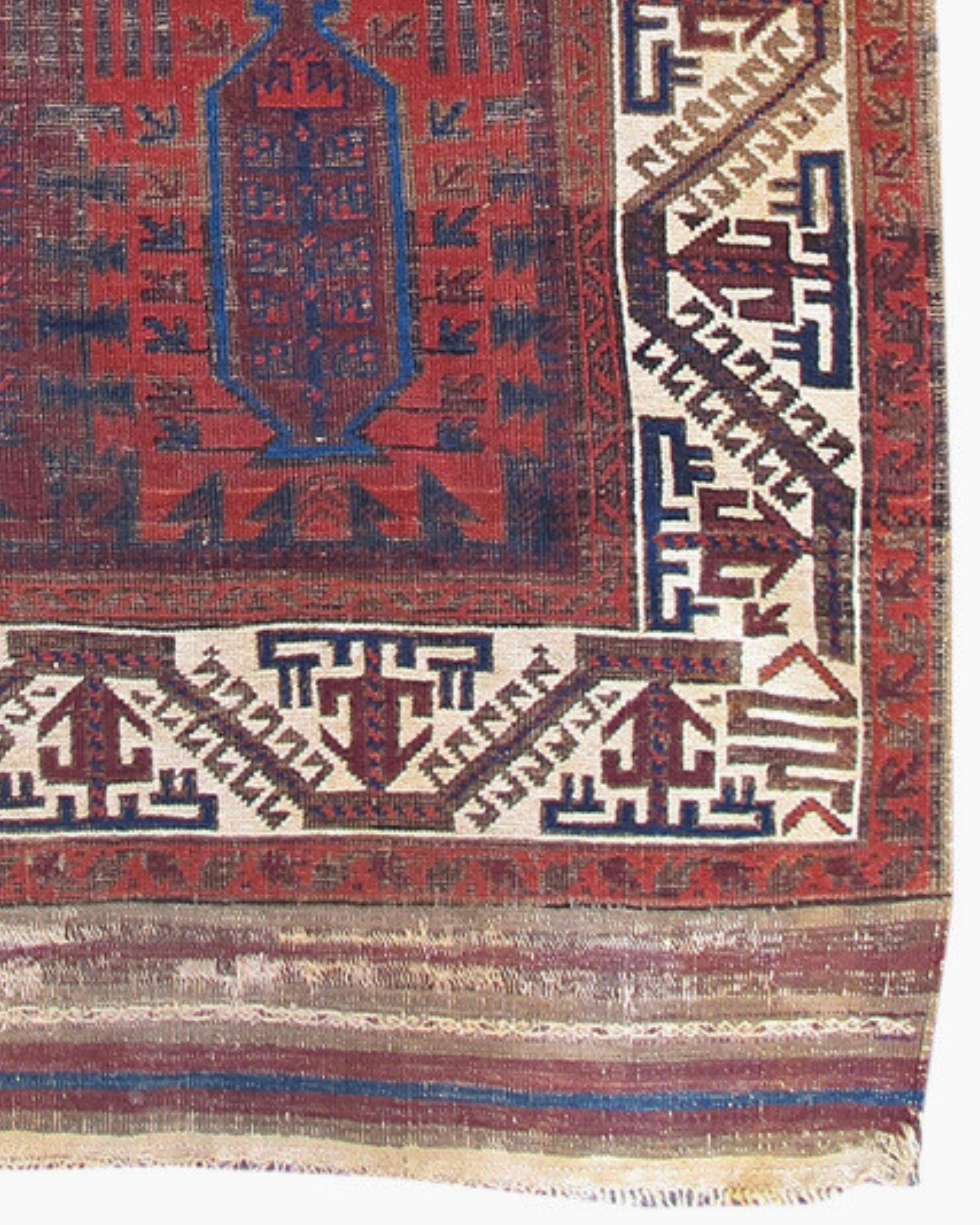 Antique Persian Baluch Rug, Late 19th Century For Sale 1