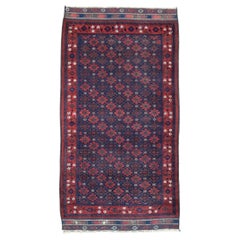 Ancien tapis persan Baluch, fin du 19e siècle