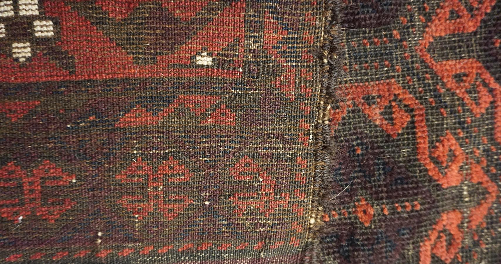 Late 19th Century Persian Baluch Carpet ( 2'8
