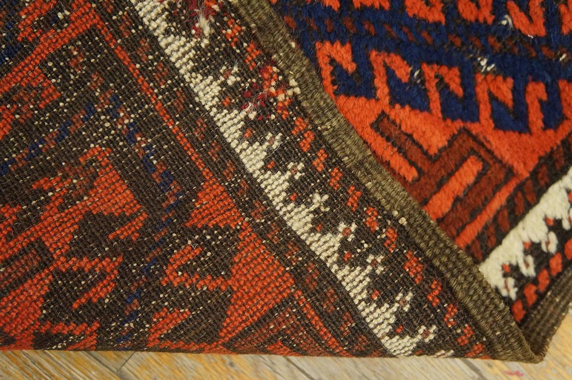 Antique Persian Baluch-Turkmen Rug 3' 1
