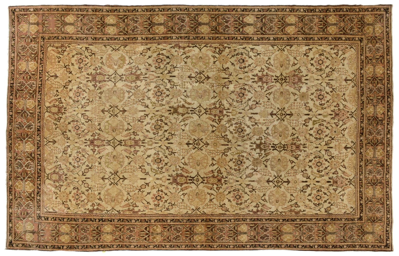 Antique Persian Bashir Rug For Sale 6
