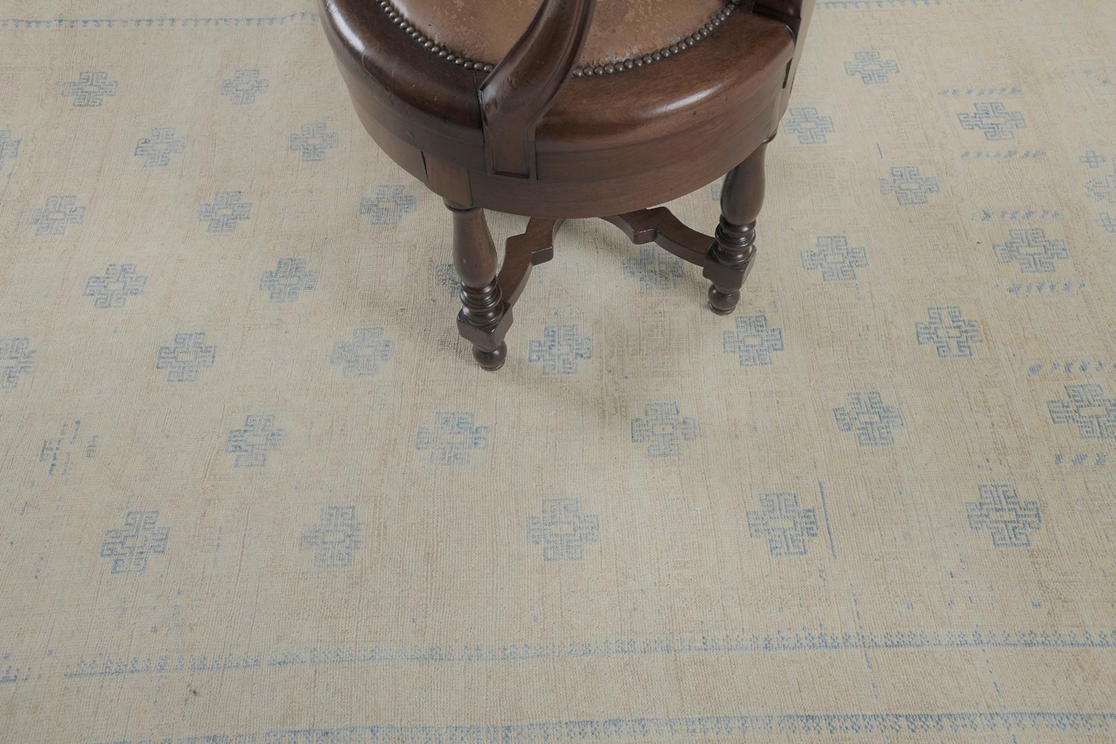 Noué à la main Tapis persan ancien Beluch de Mehraban en vente