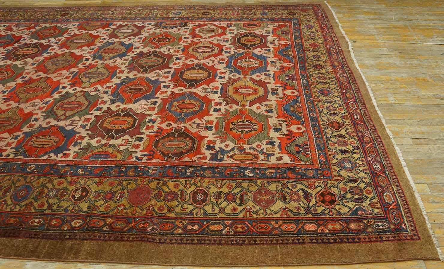 19th Century Persian Bibikabad Carpet ( 10' x 14' - 305 x 427 )  In Good Condition For Sale In New York, NY