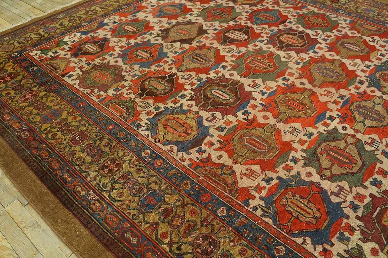 Late 19th Century 19th Century Persian Bibikabad Carpet ( 10' x 14' - 305 x 427 )  For Sale