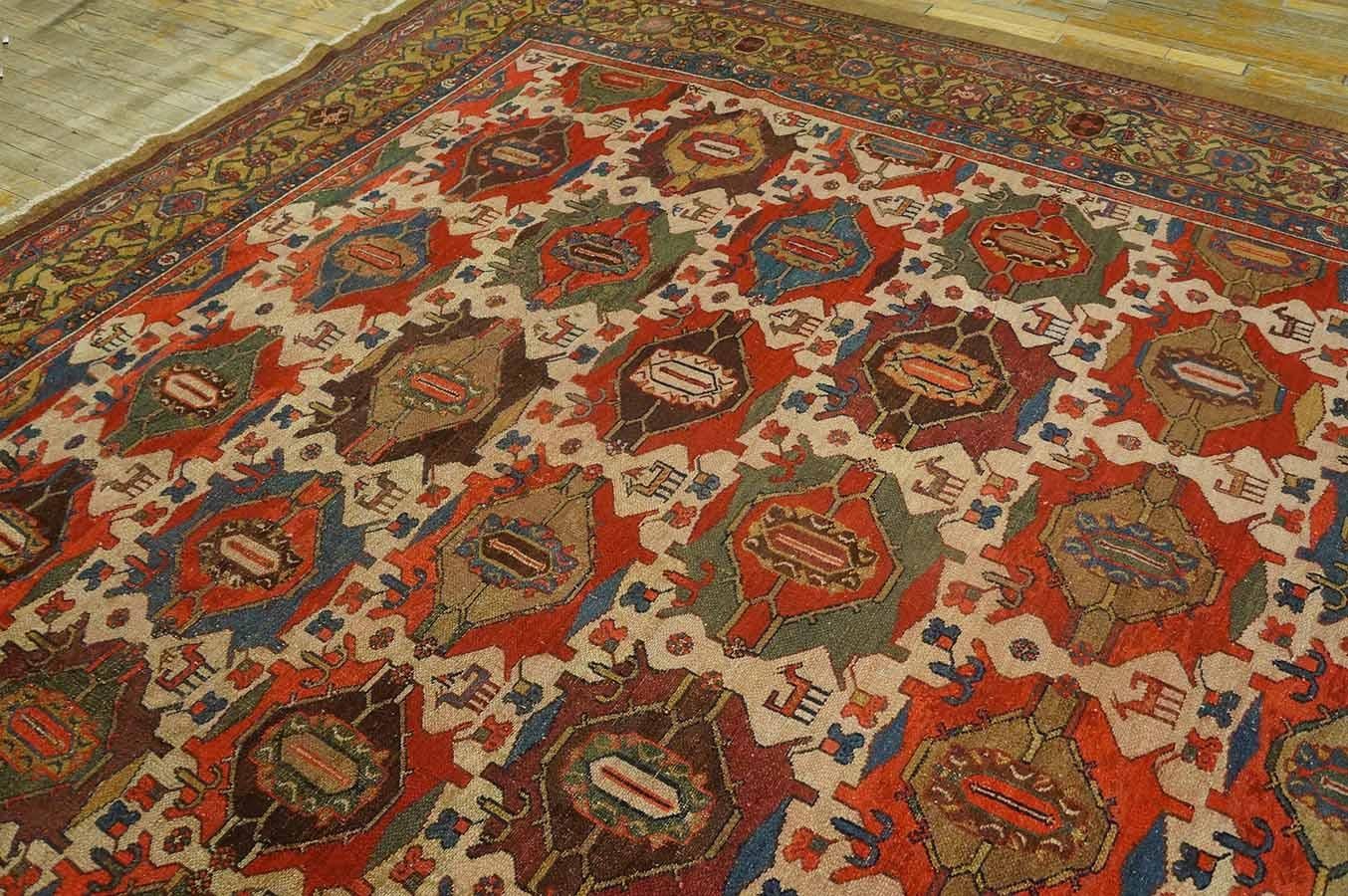 19th Century Persian Bibikabad Carpet ( 10' x 14' - 305 x 427 )  For Sale 1
