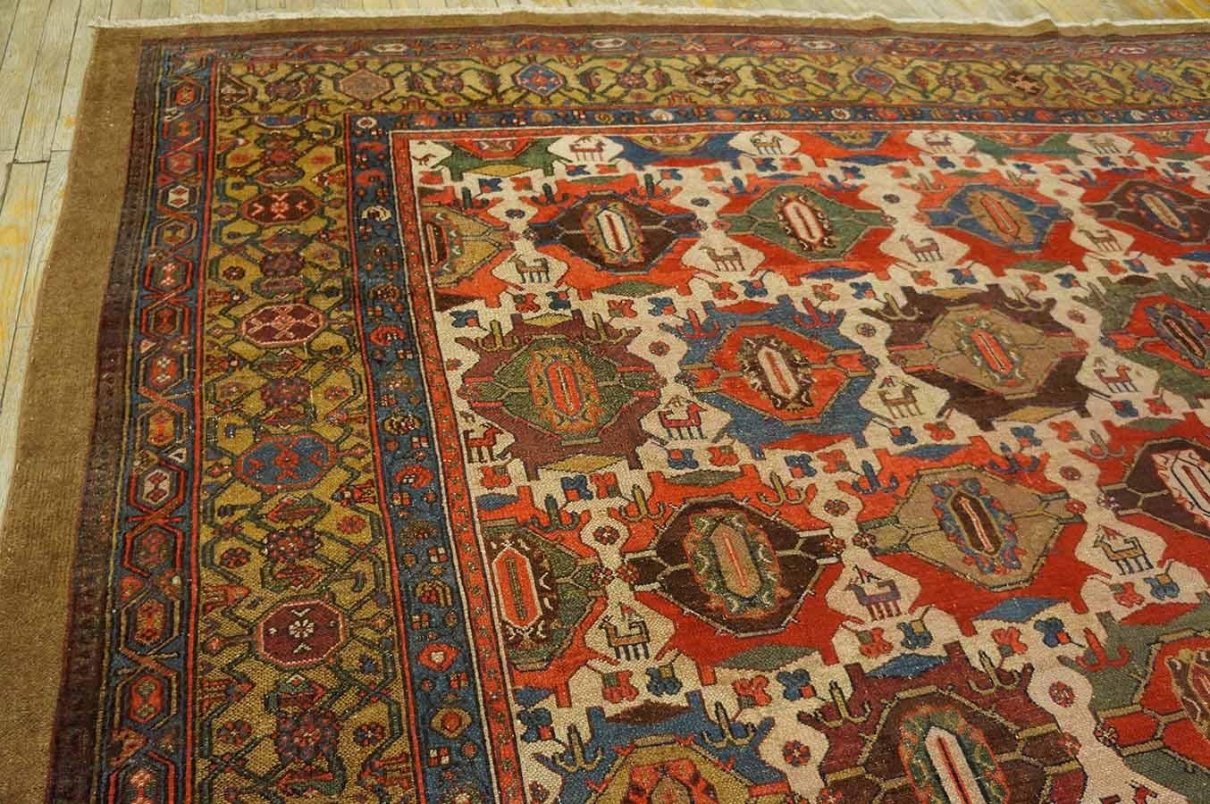 19th Century Persian Bibikabad Carpet ( 10' x 14' - 305 x 427 )  For Sale 2