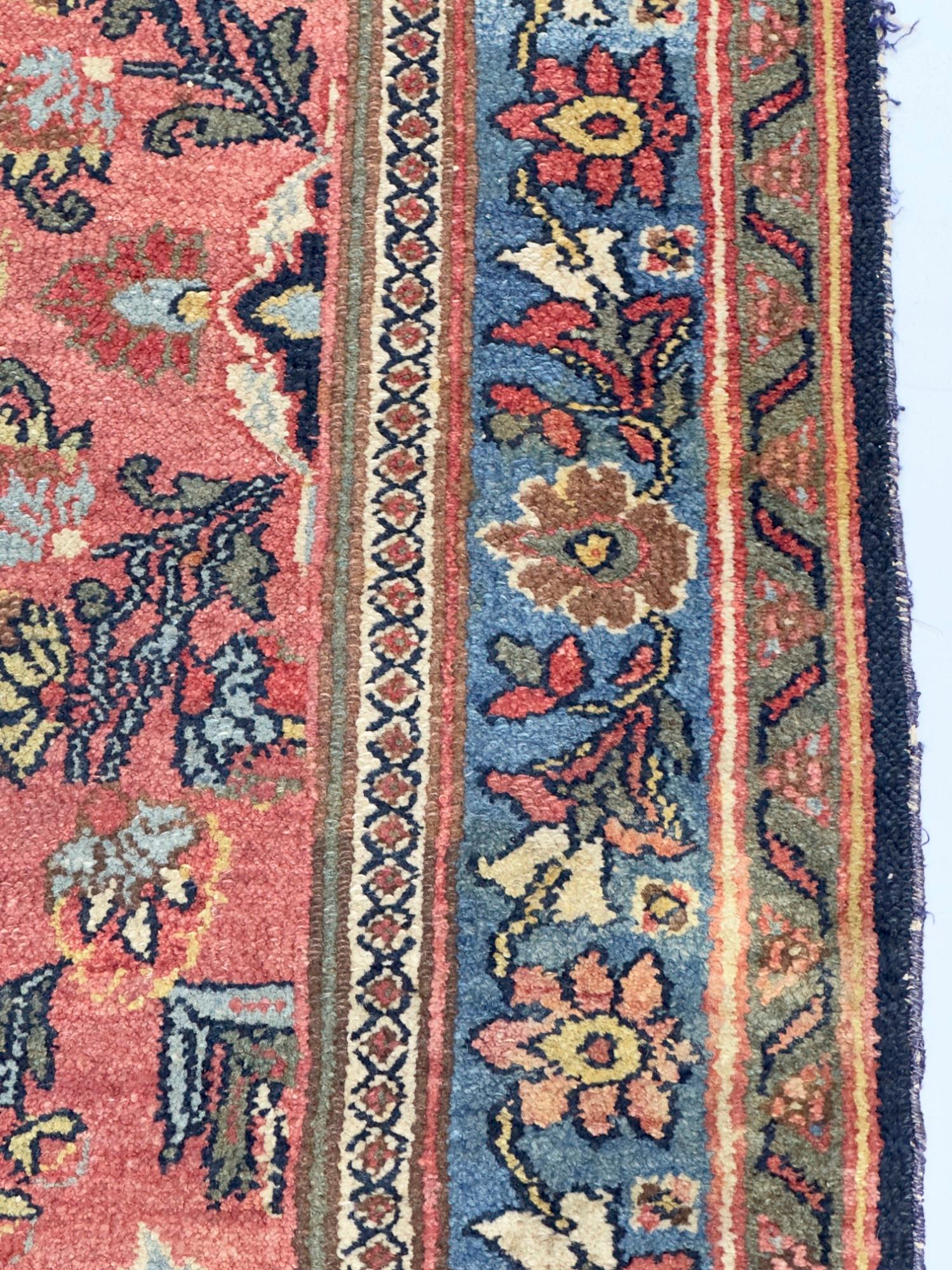Antique Persian Bibikabad Rug 4'6