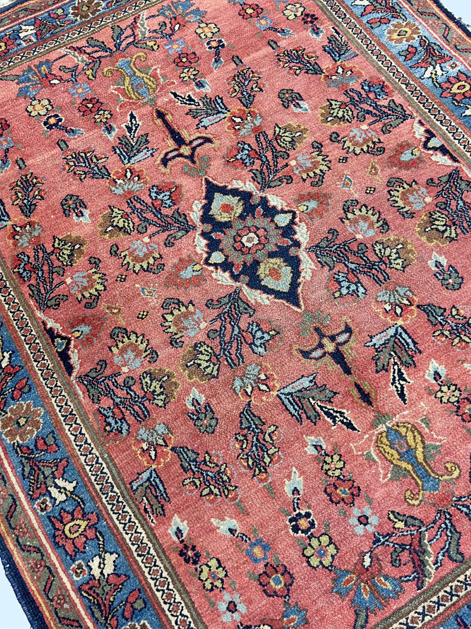 20th Century Antique Persian Bibikabad Rug 4'6