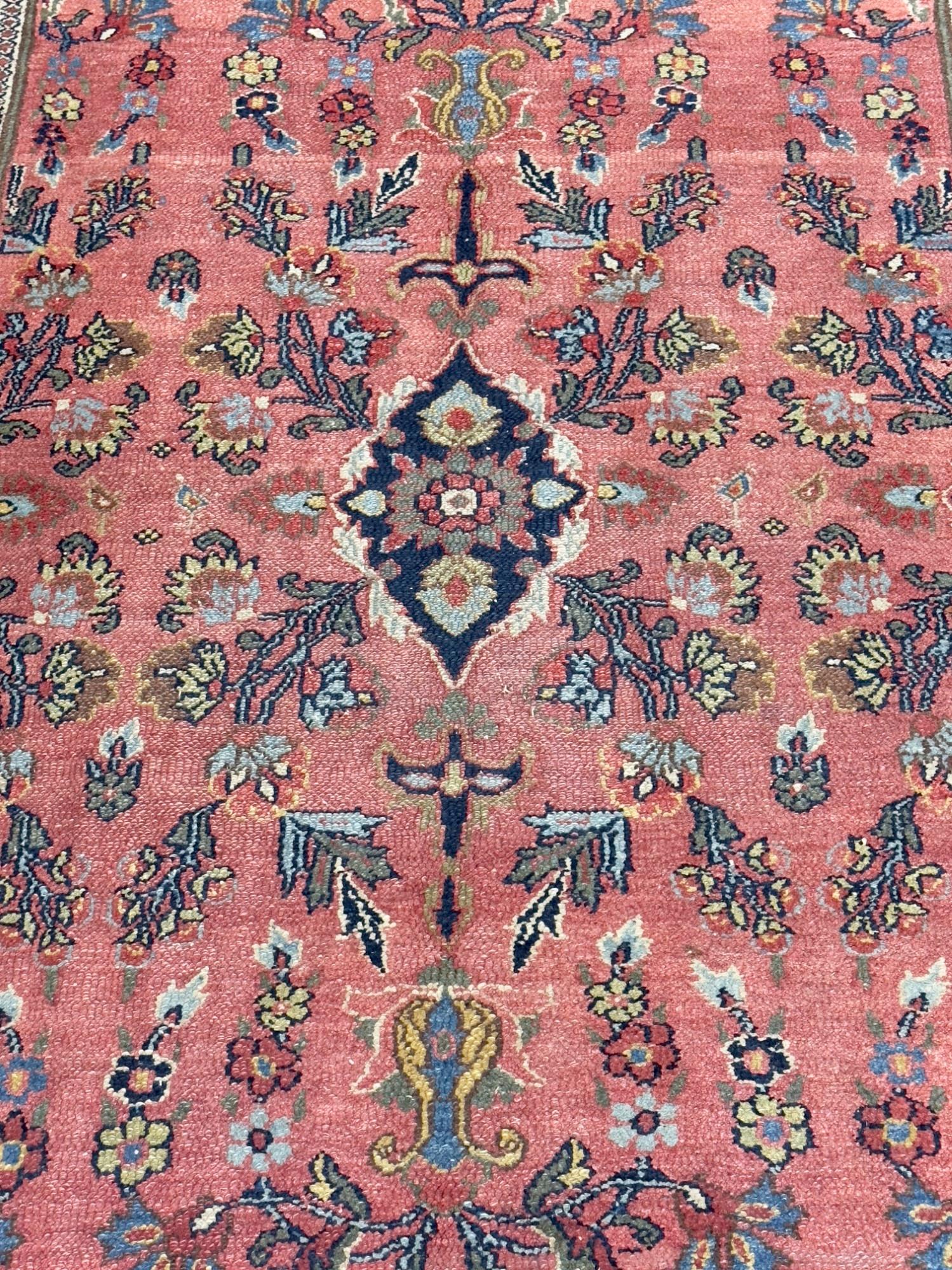 Antique Persian Bibikabad Rug 4'6
