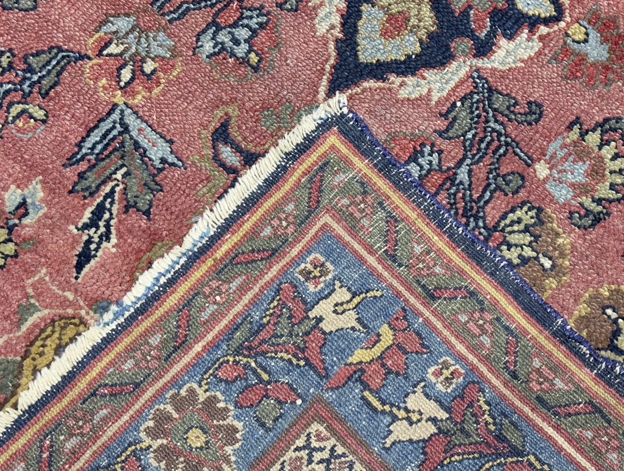 Antique Persian Bibikabad Rug 4'6