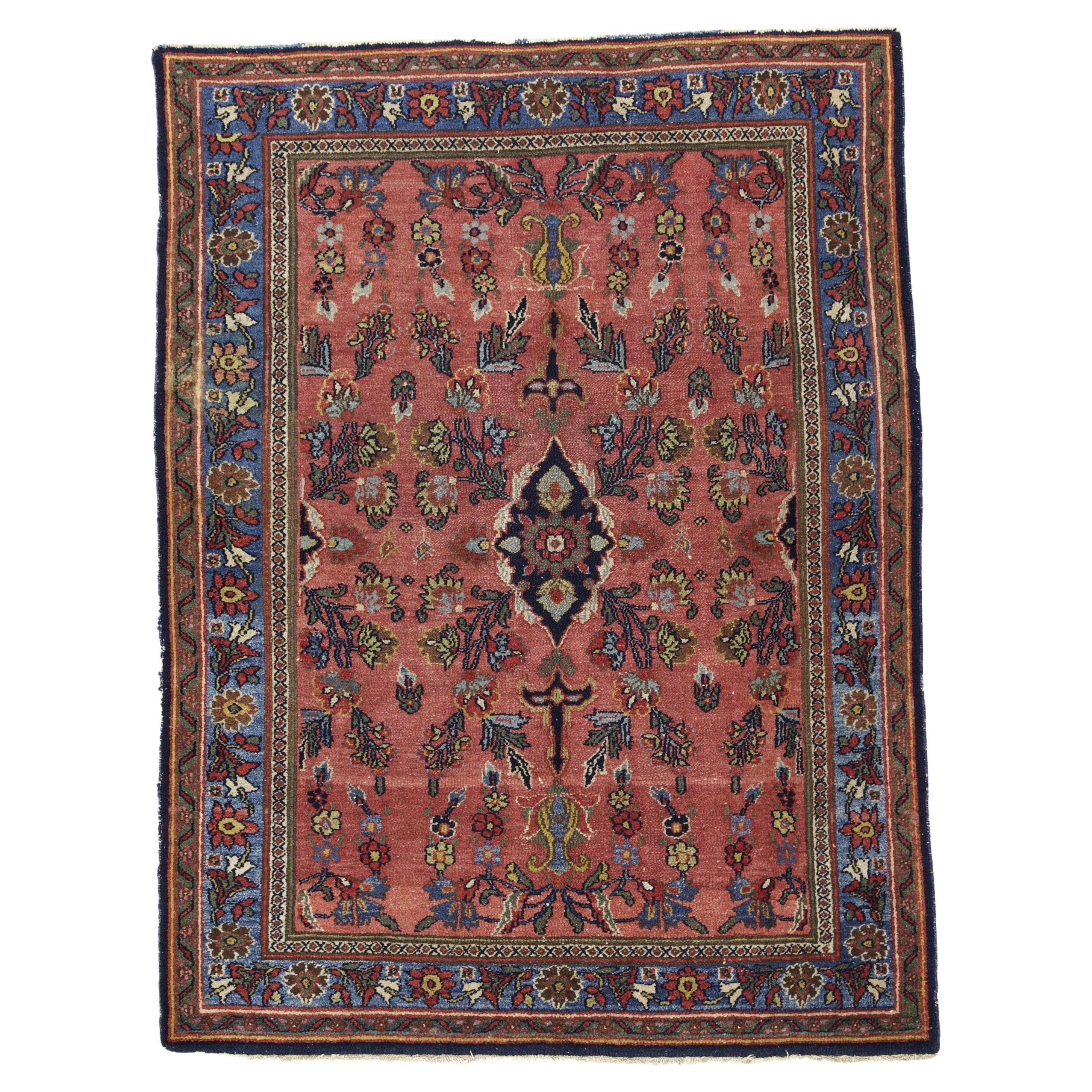 Antique Persian Bibikabad Rug 4'6" x 6'0"