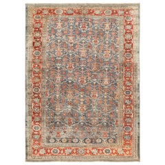 Antique Persian Bibikabad Rug. 7 ft 6 in x 10 ft (2.29 m x 3.05 m)