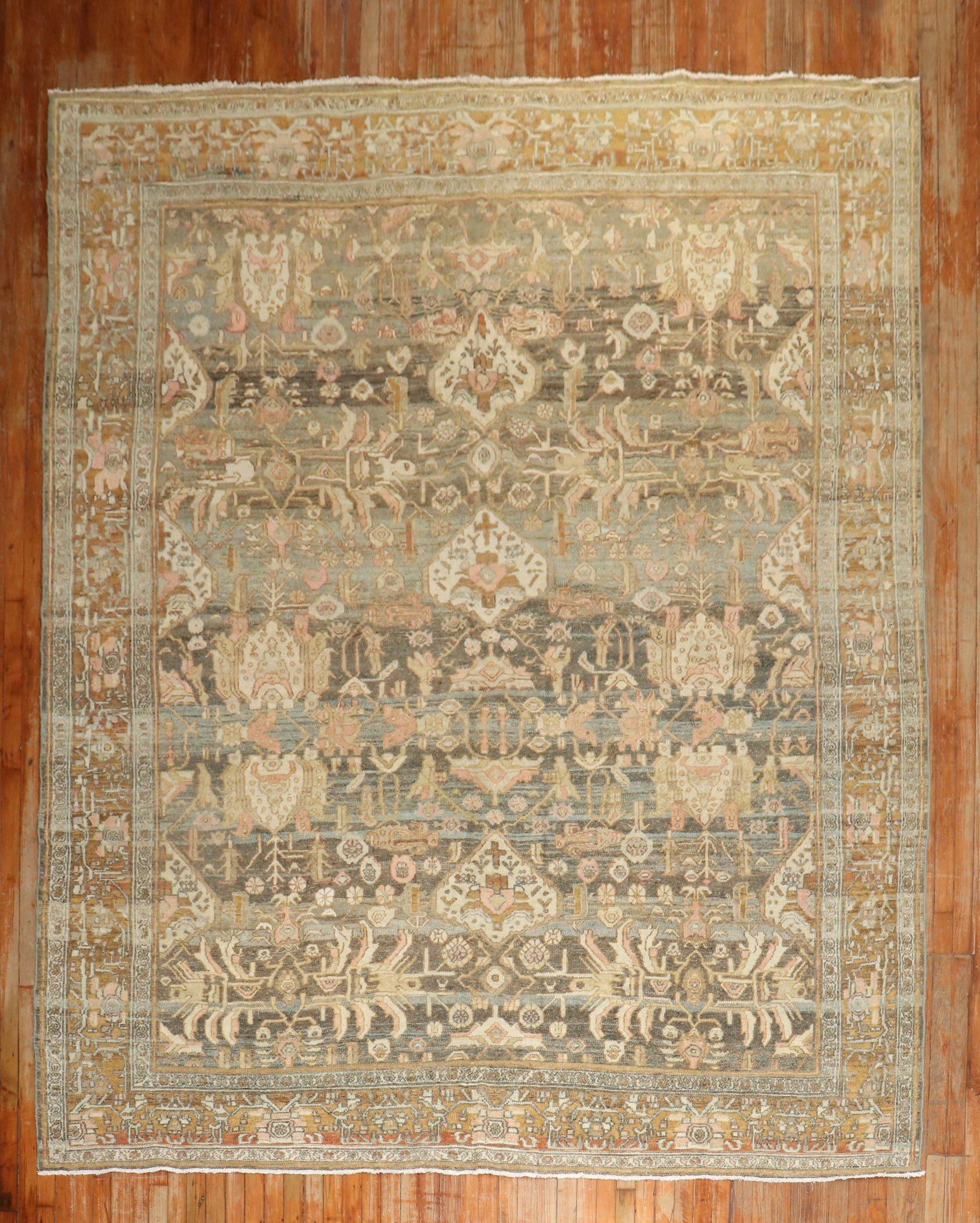 Antique Persian Bibikabad Rug For Sale 2