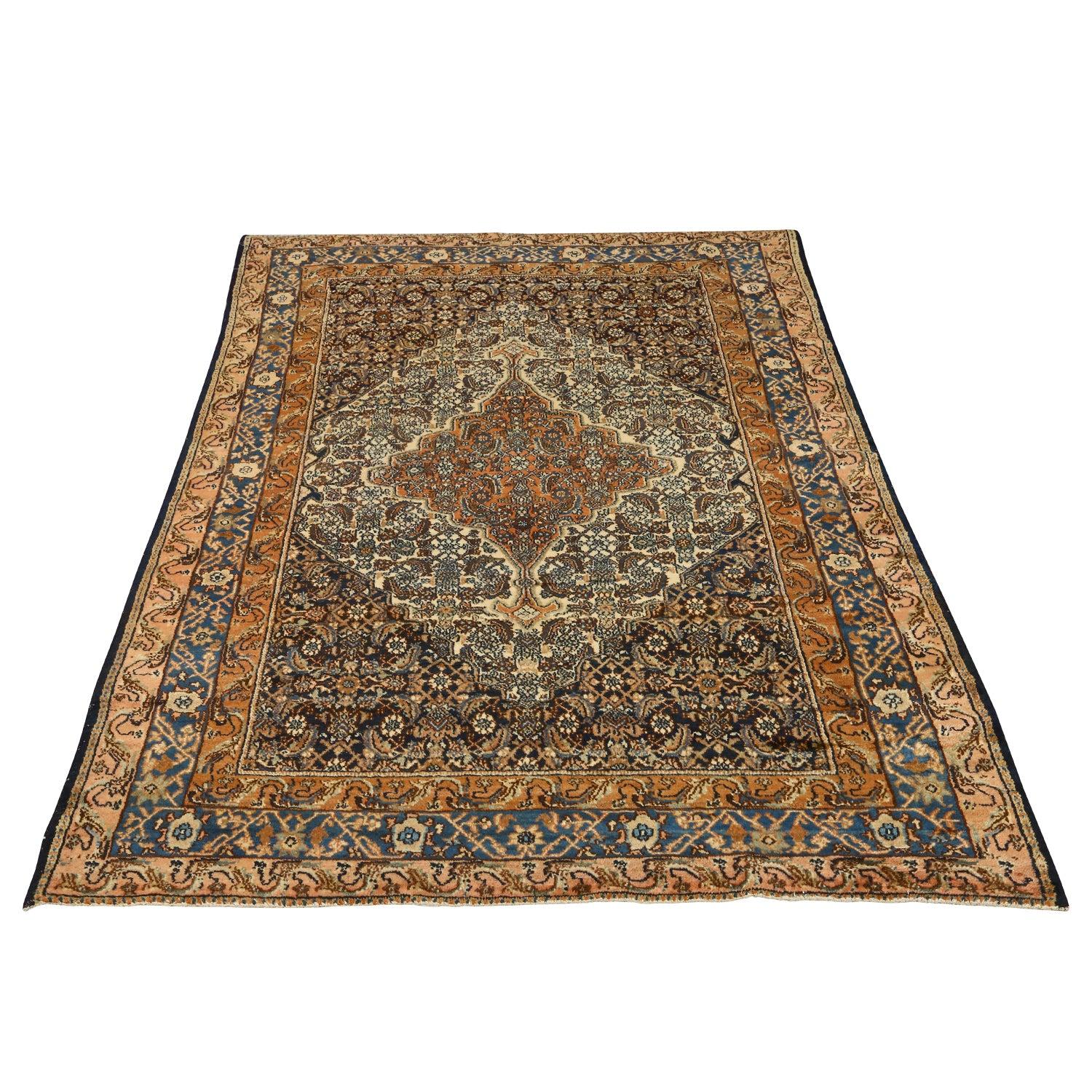 Bibikabad rugs are a type of Persian rug that originates from the Bibikabad region, located in northeastern Iran. These rugs are known for their fine craftsmanship, vibrant colors, and distinctive designs. Although they are less widely known than