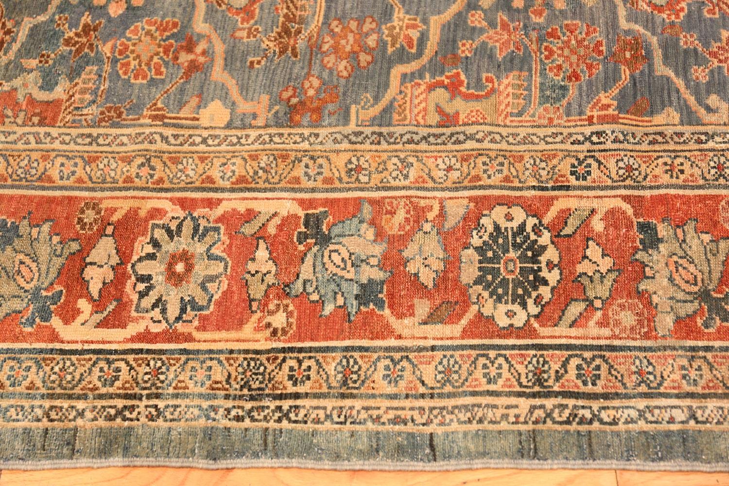 20th Century Antique Persian Bibikabad Rug. 7 ft 6 in x 10 ft (2.29 m x 3.05 m) For Sale