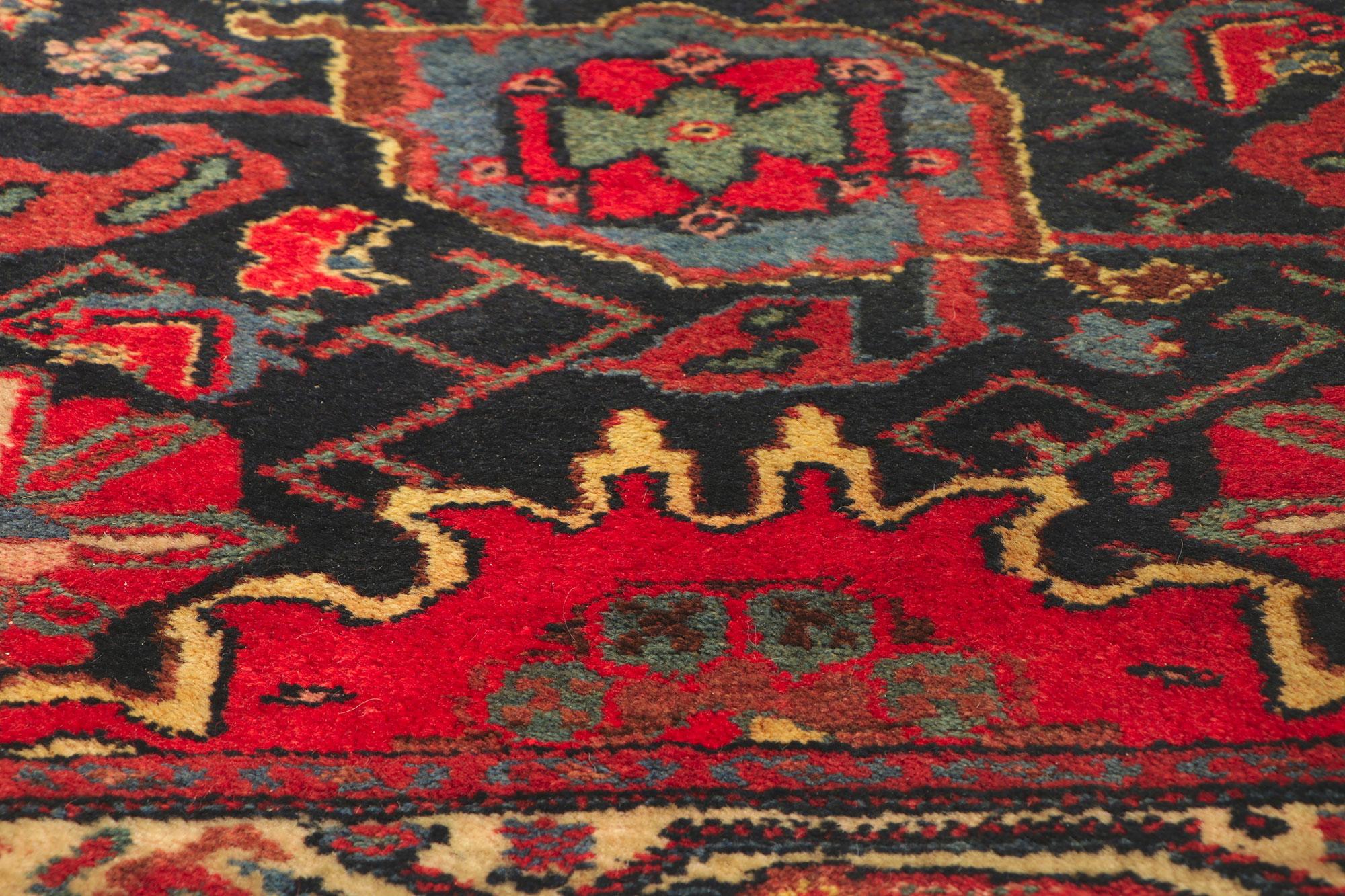 Antique Persian Bibikabad Runner In Good Condition For Sale In Dallas, TX
