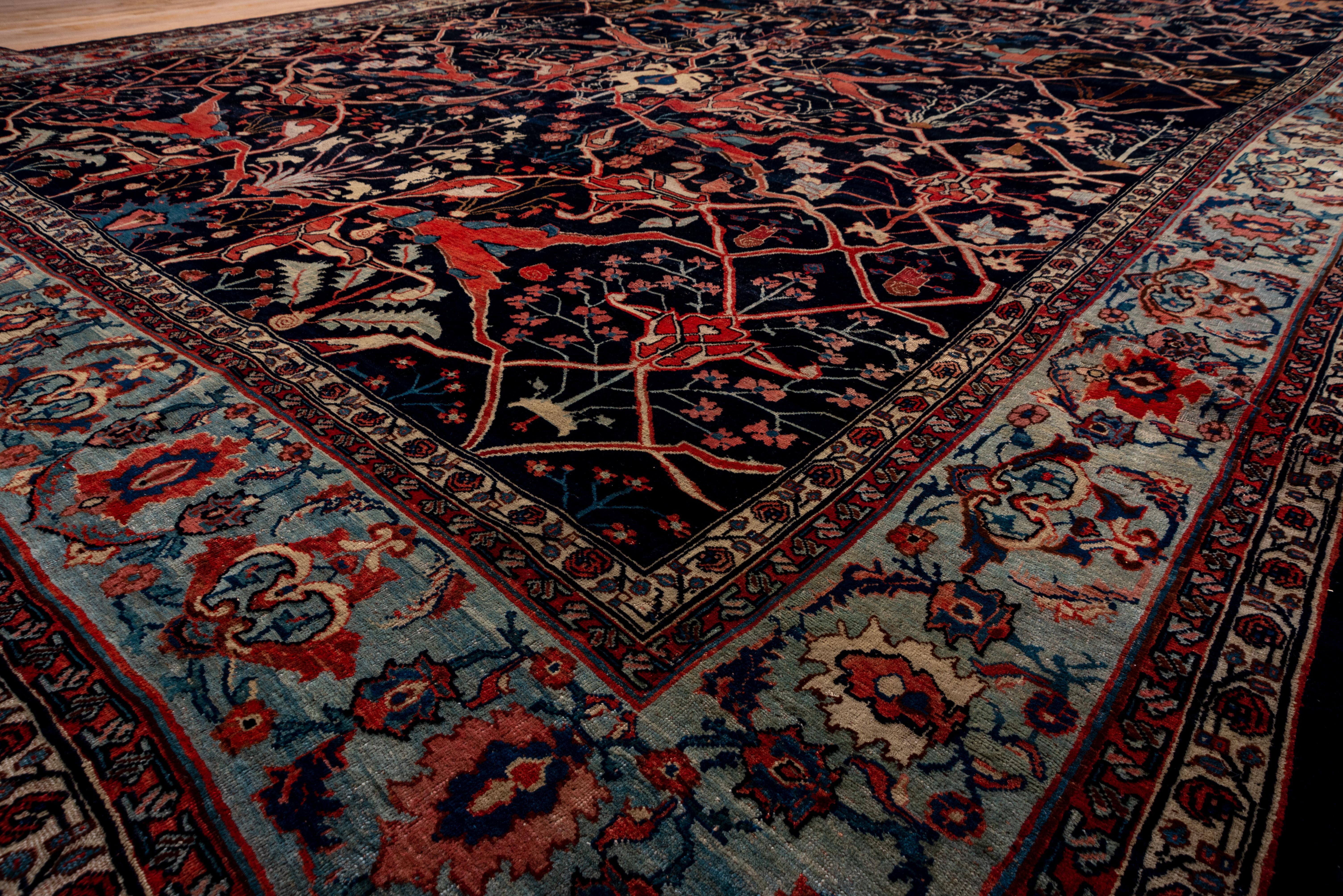 Antique Persian Bidjar Carpet, circa 1890s For Sale 1