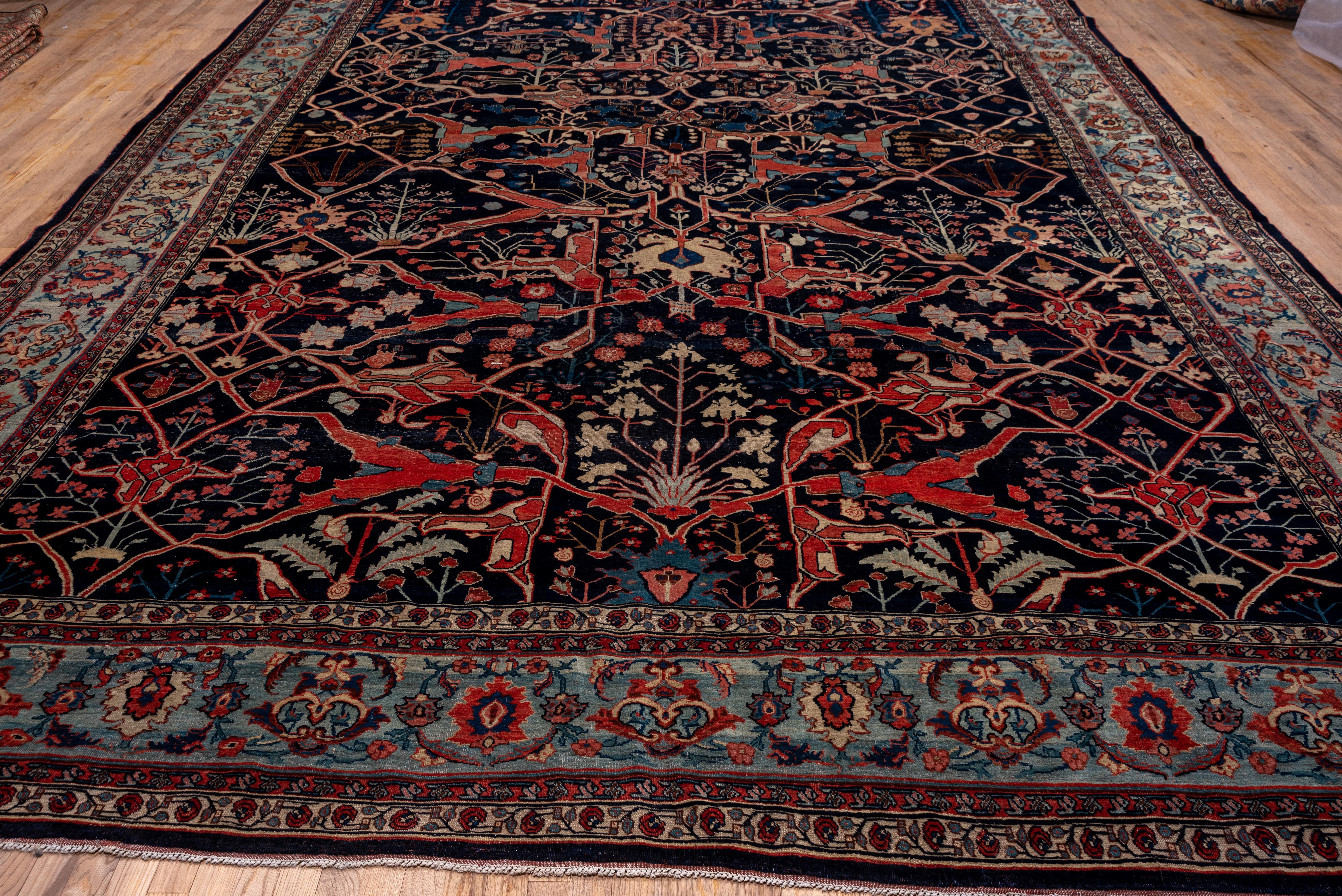 Antique Persian Bidjar Carpet, circa 1890s For Sale 2