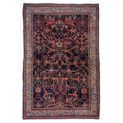 Antiker persischer Bidjar-Teppich, ca. 1890er Jahre