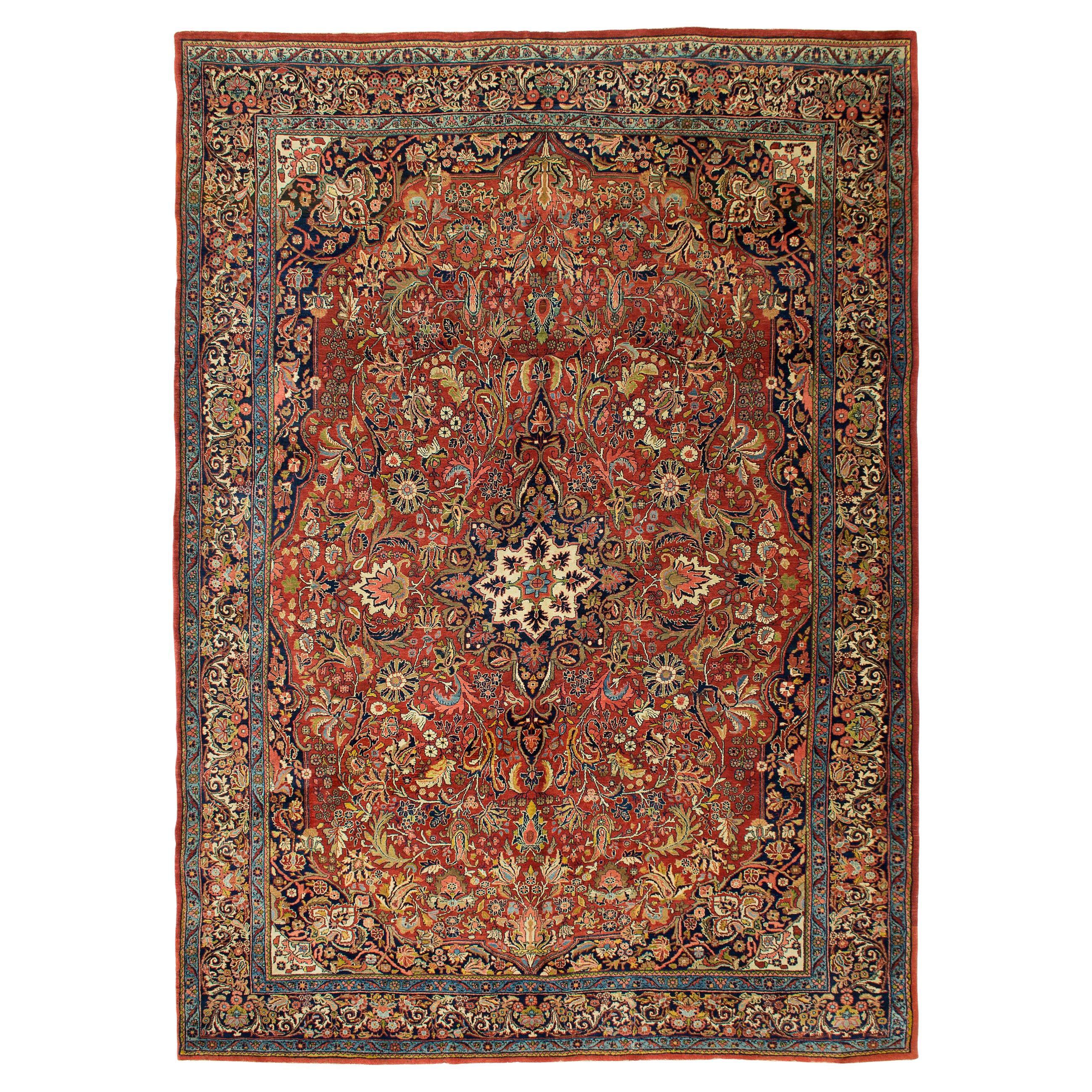 Antique Persian Bidjar Carpet