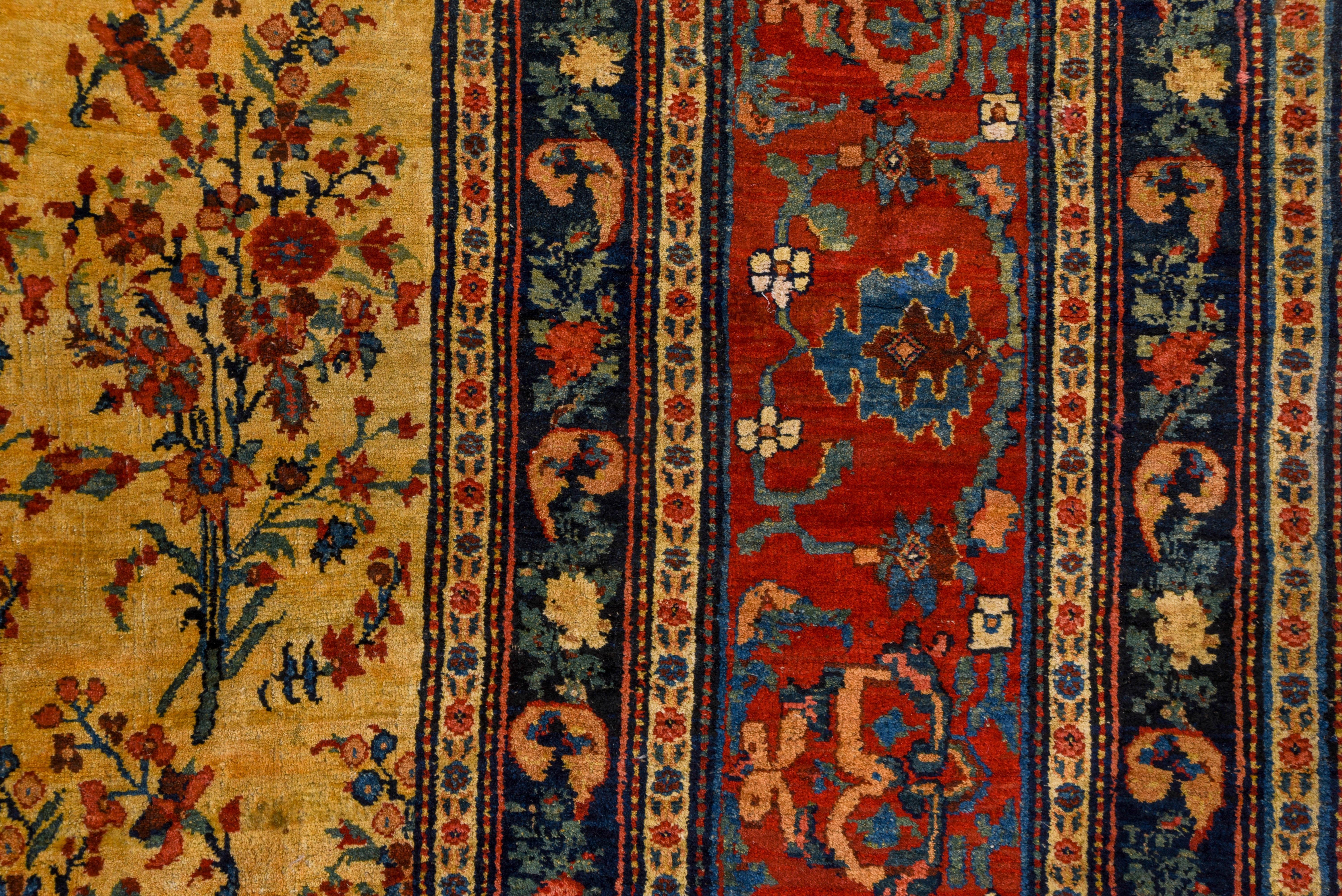 Wool Antique Persian Bidjar Gallery Carpet, circa 1900s For Sale