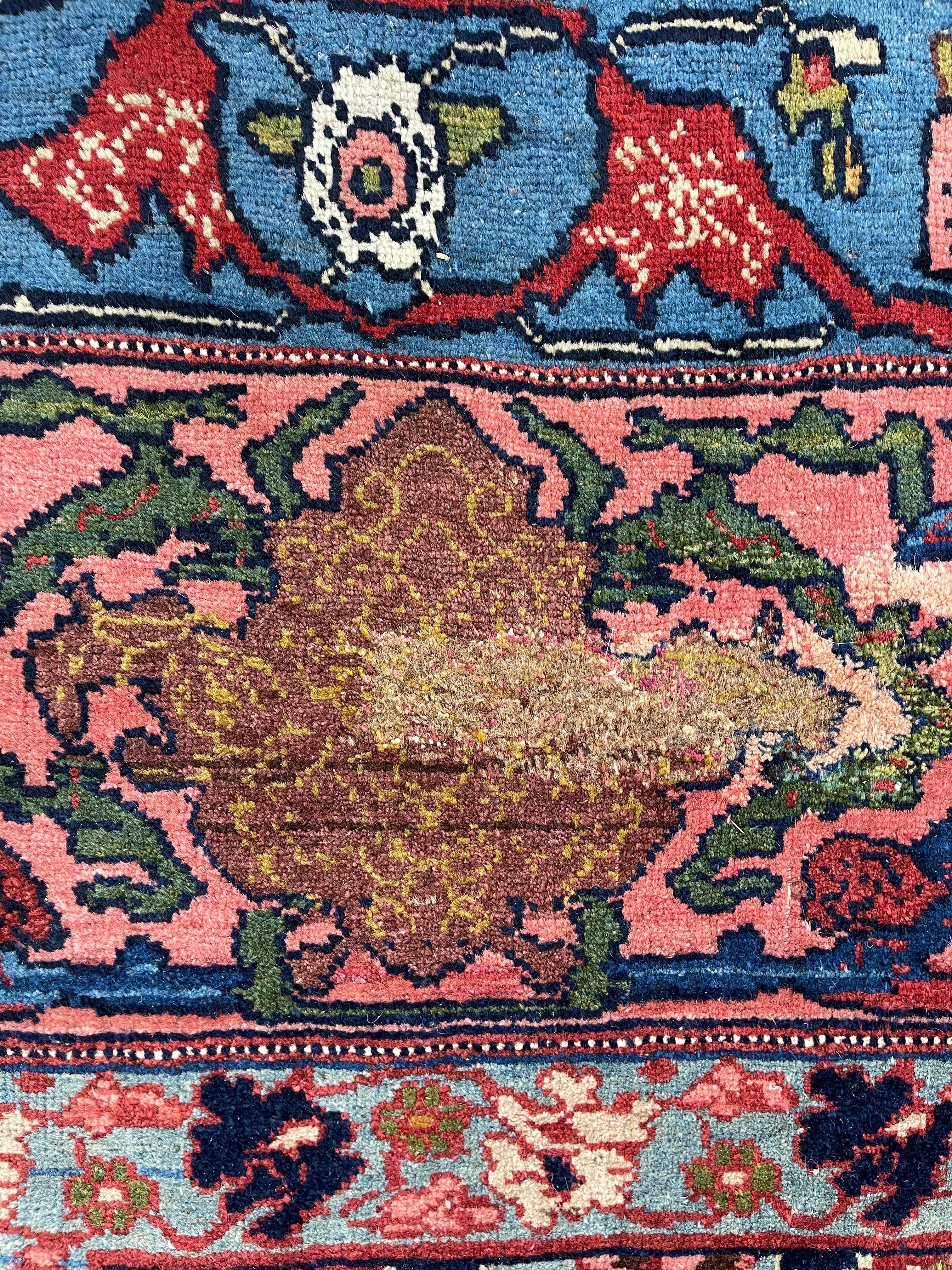 Antique Persian Bidjar Garrus circa 1920 For Sale 6