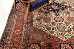 Antique Persian Bidjar Halvai