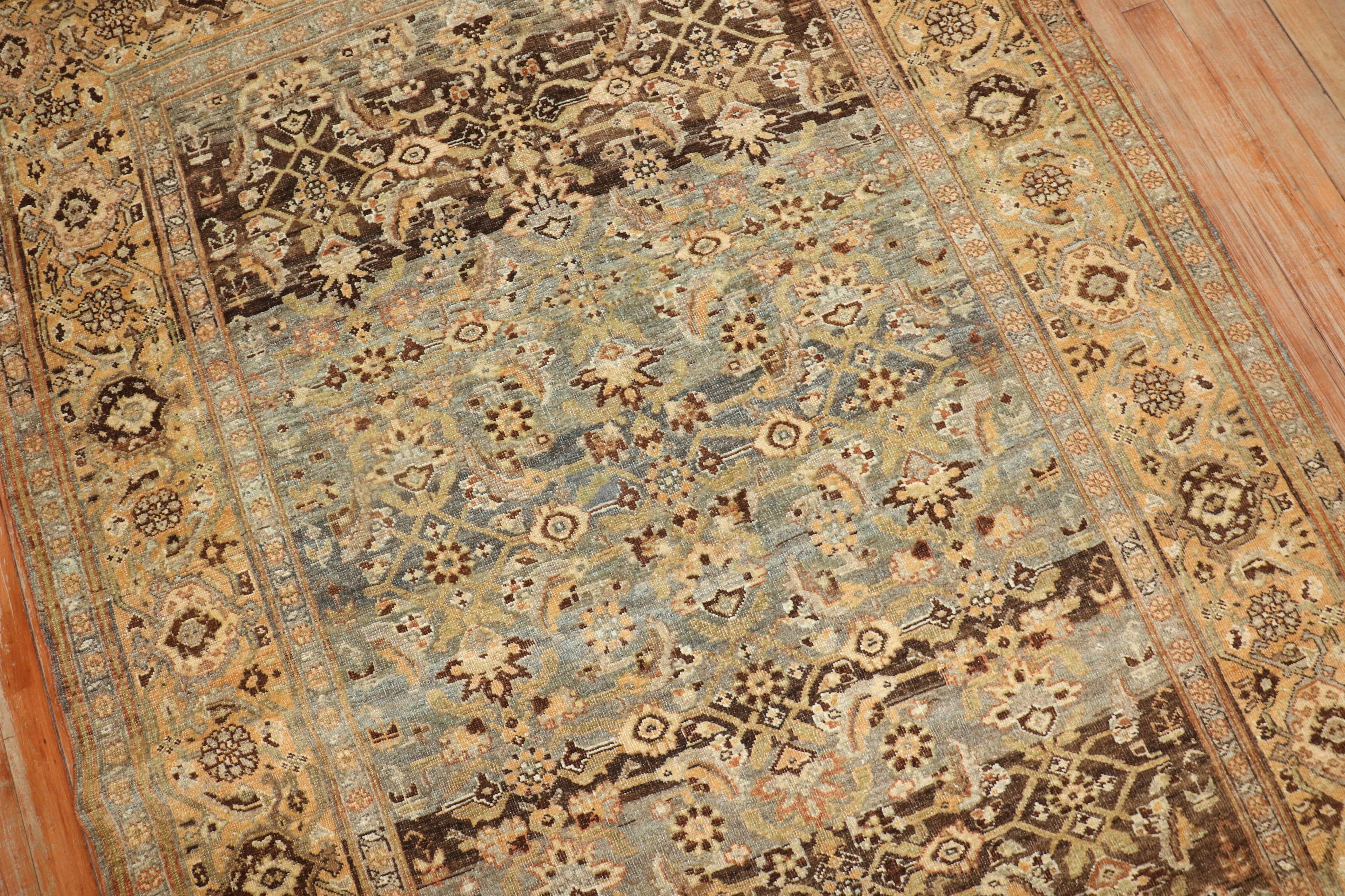 Antique Persian Bidjar Intermediate Rug For Sale 3