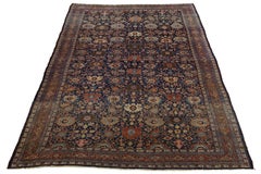 Antiker persischer Bidjar "Eisenteppich"  Ende 19. Jahrhundert  All-Over Herati Design