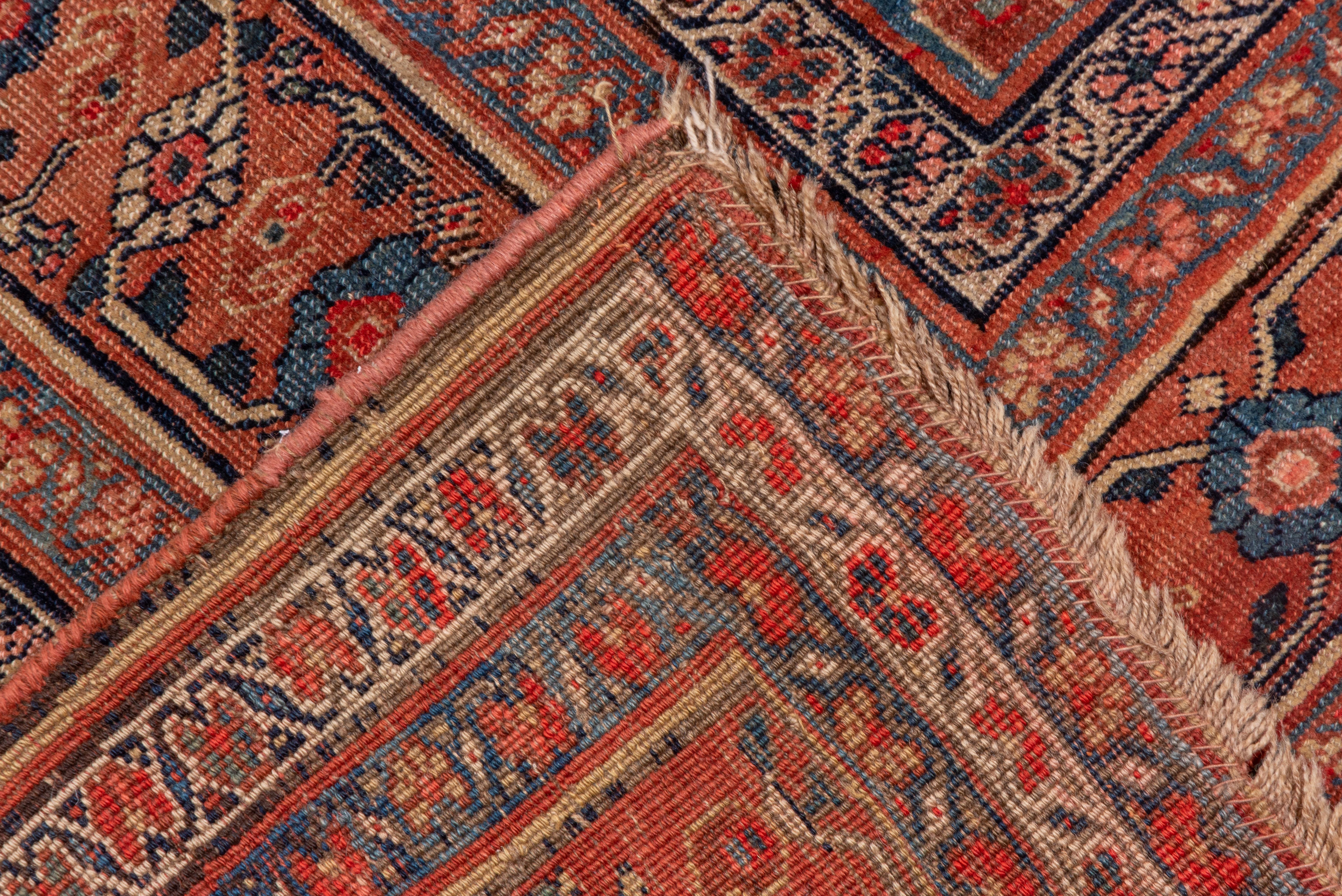 Antique Persian Bidjar Mansion Carpet, Cream Field, circa 1900s For Sale 1