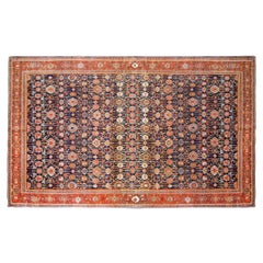 Antiker persischer Bidjar- orientalischer Teppich, in Zimmergröße, mit Blumenmuster 