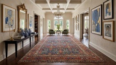 Antique Persian Bidjar Palace-Sized Rug, Navy & Madder Red Harshang Gallery