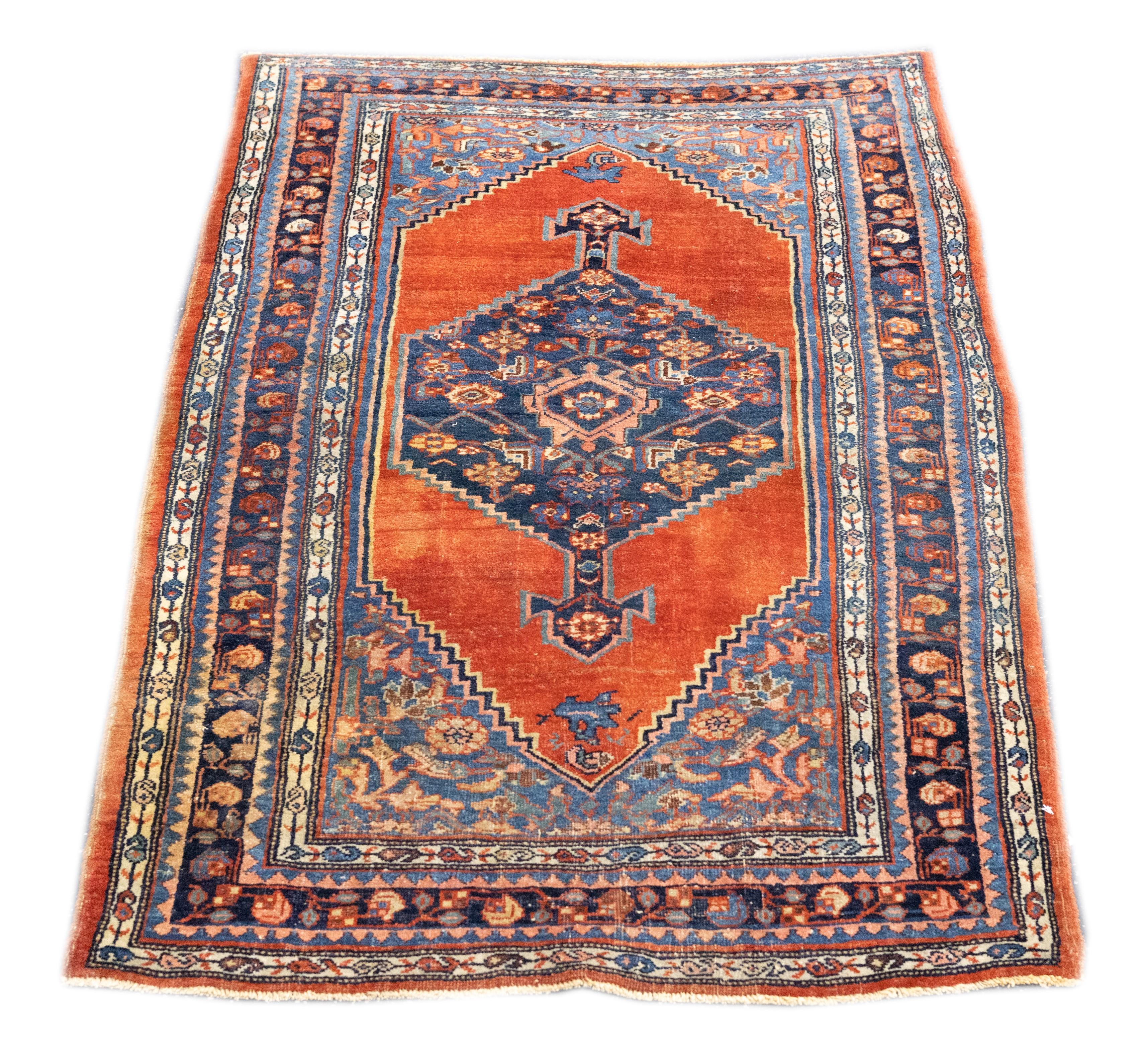 Antique Persian Bidjar Rug 2'8'' x 4'1'' For Sale 2