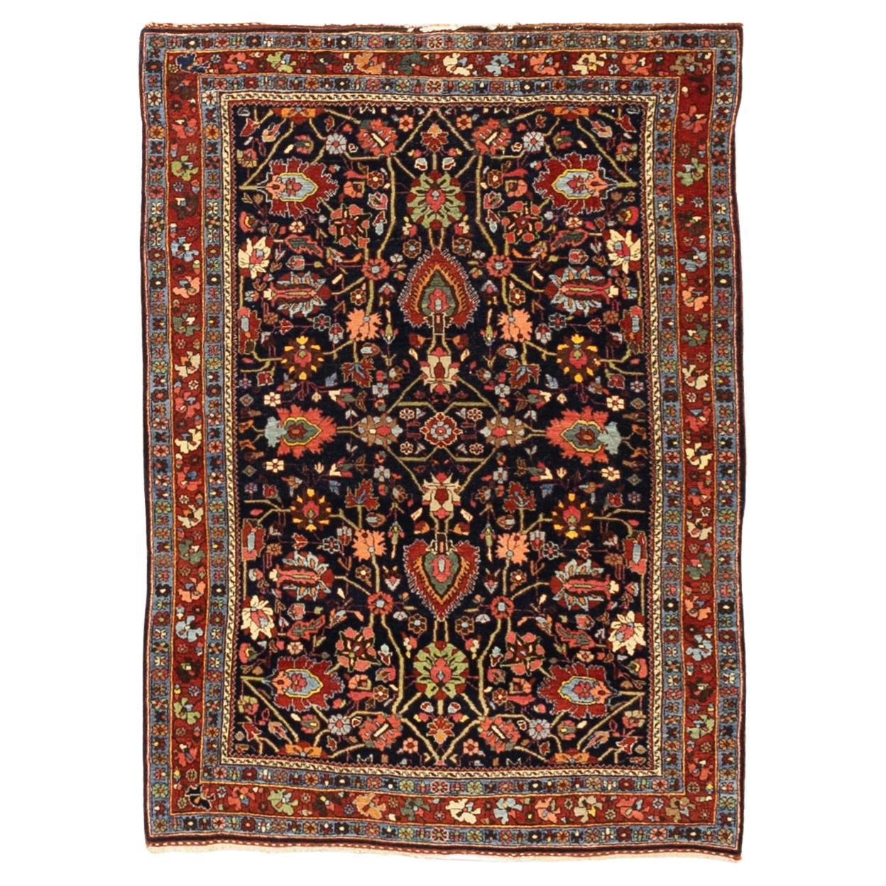 Antique Persian Bidjar Rug 3’7" x 5’2"