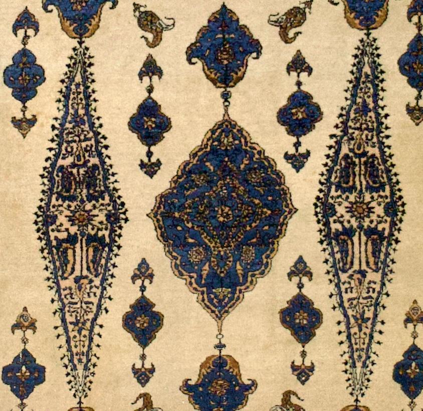 Antiker persischer Bidjar-Teppich 4'0