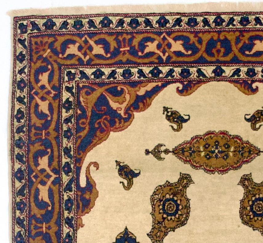Antiker persischer Bidjar-Teppich 4'0