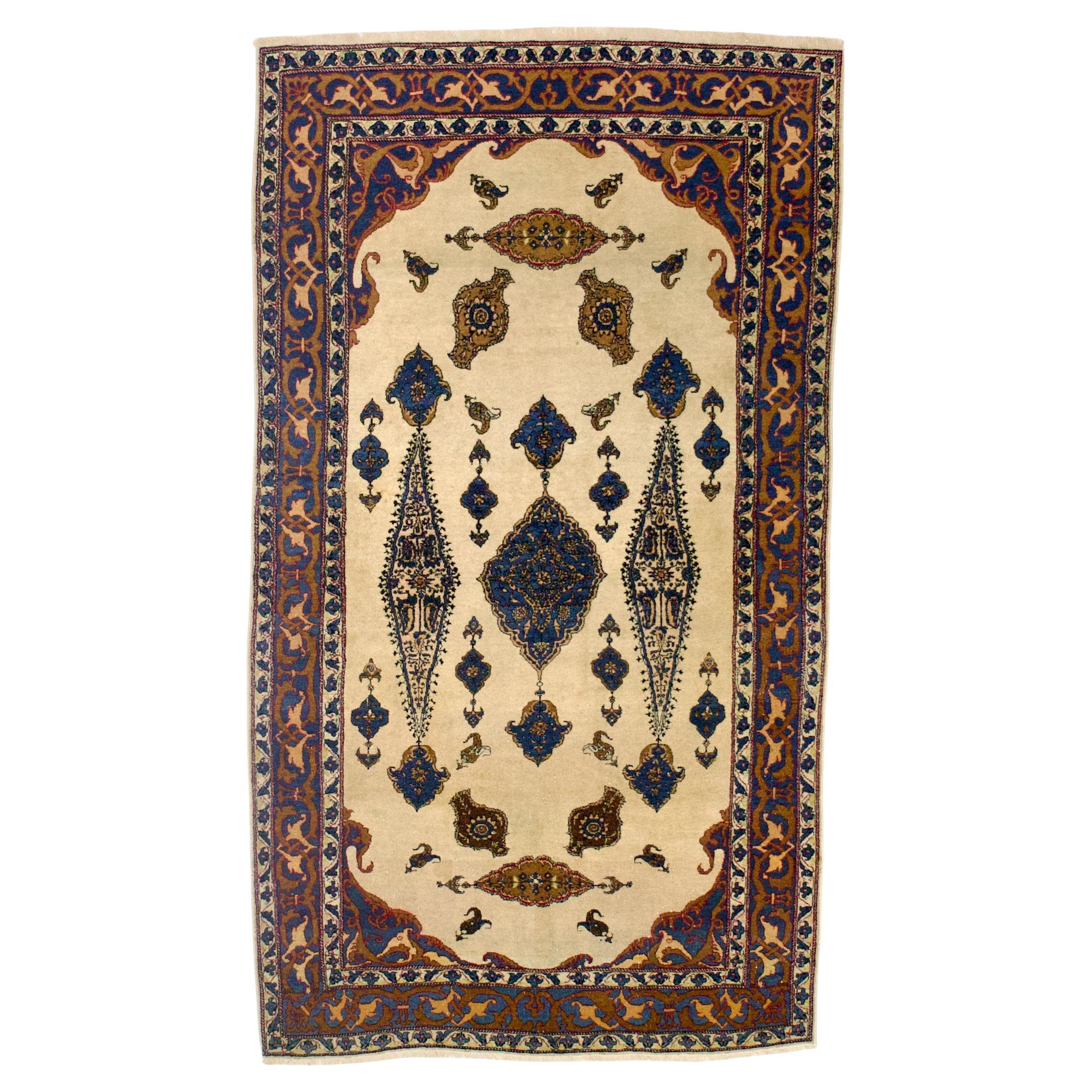 Alfombra Persa Antigua Bidjar 4'0" x 7'1