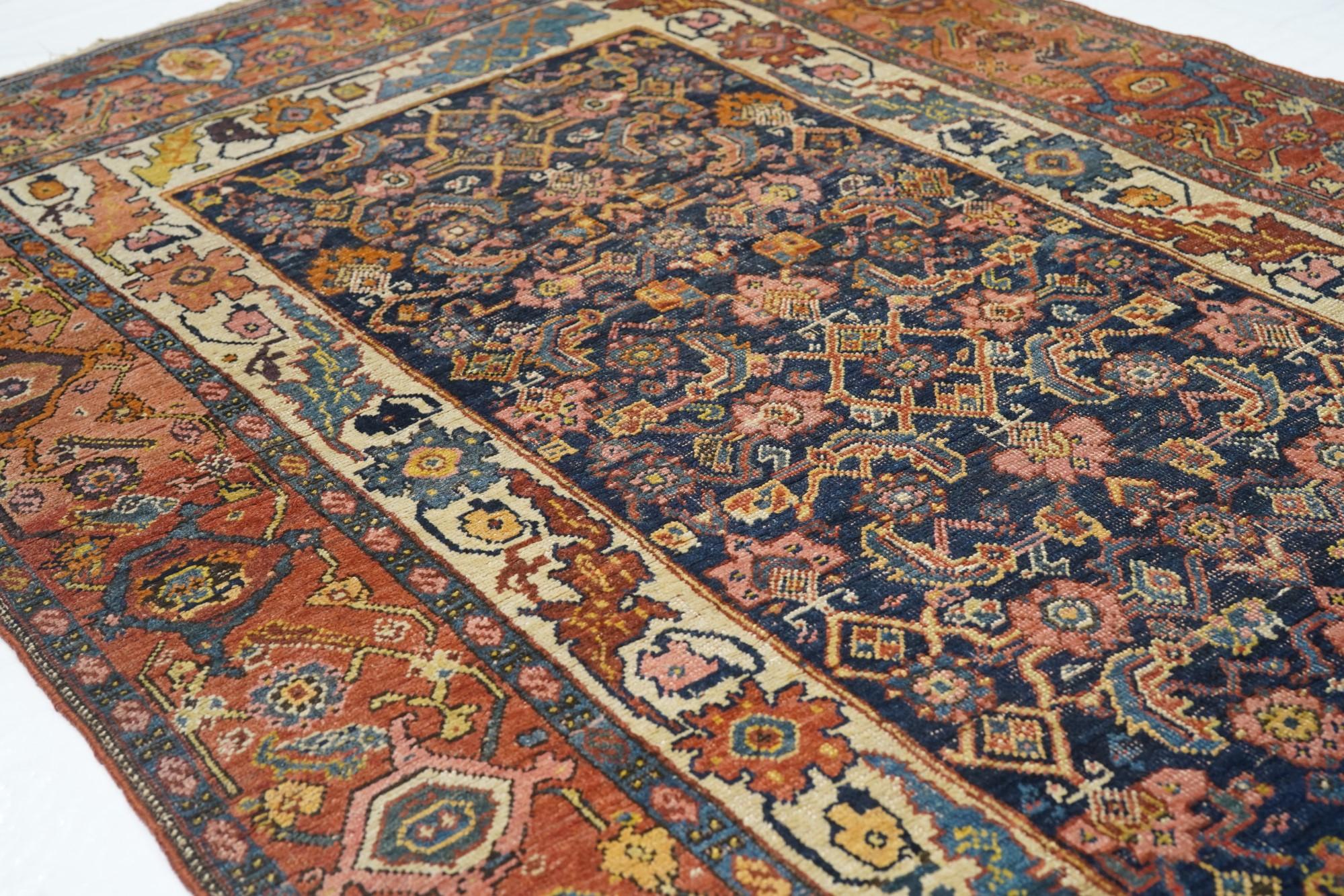 Antique Persian Bidjar Rug For Sale 1