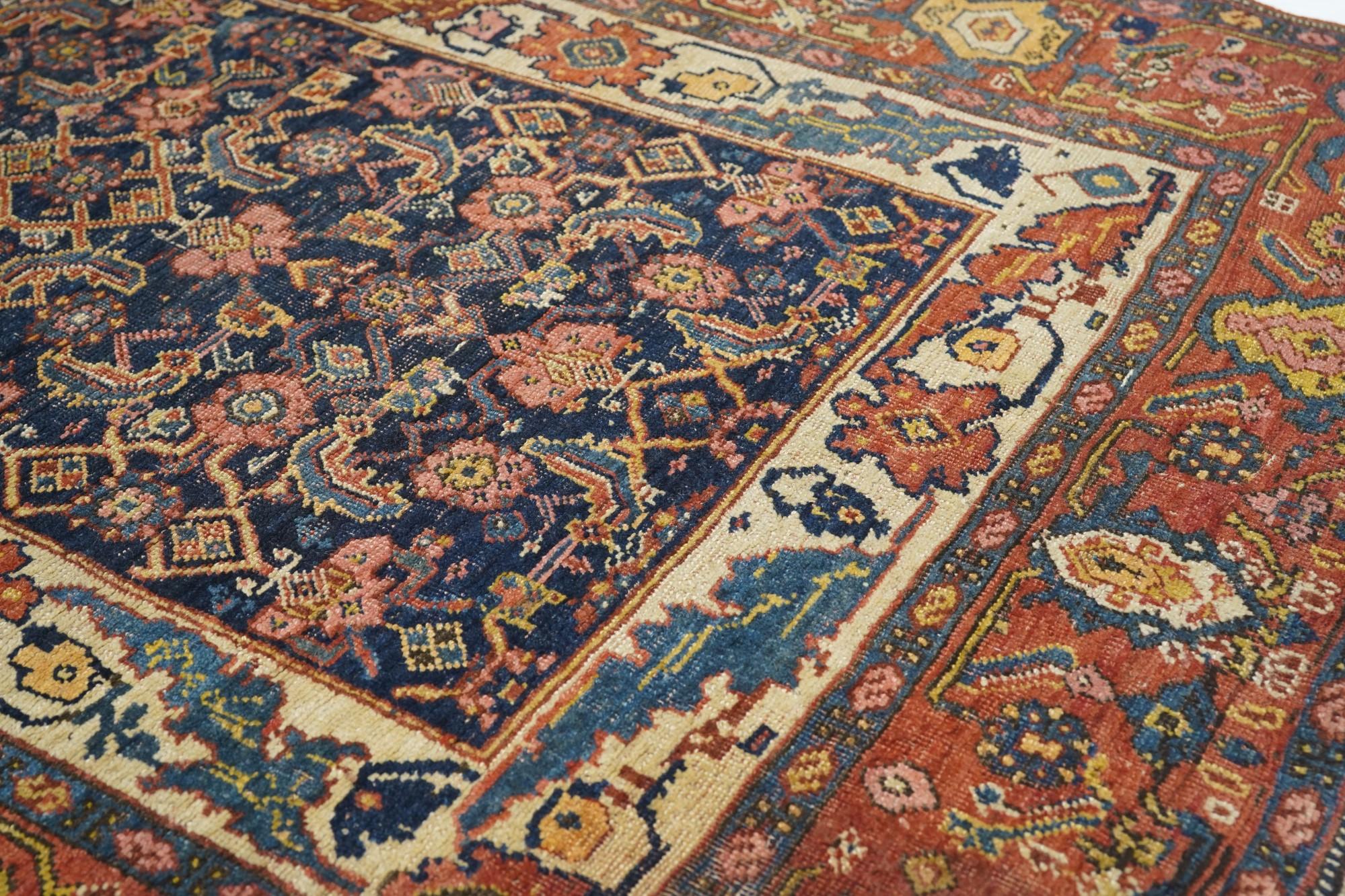 Antique Persian Bidjar Rug For Sale 2